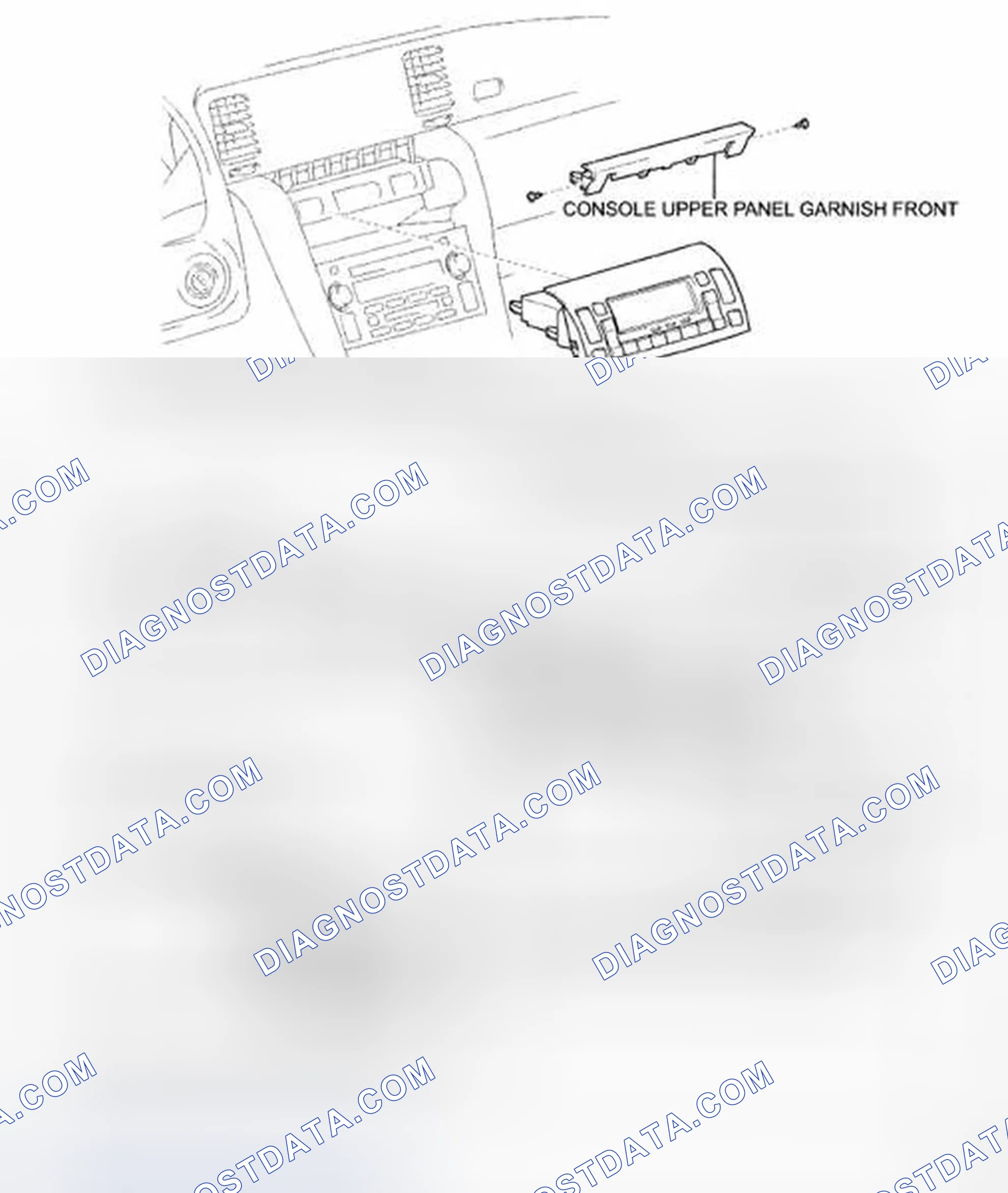 Fig. 235: Identifying Air Conditioning Control Assembly Components