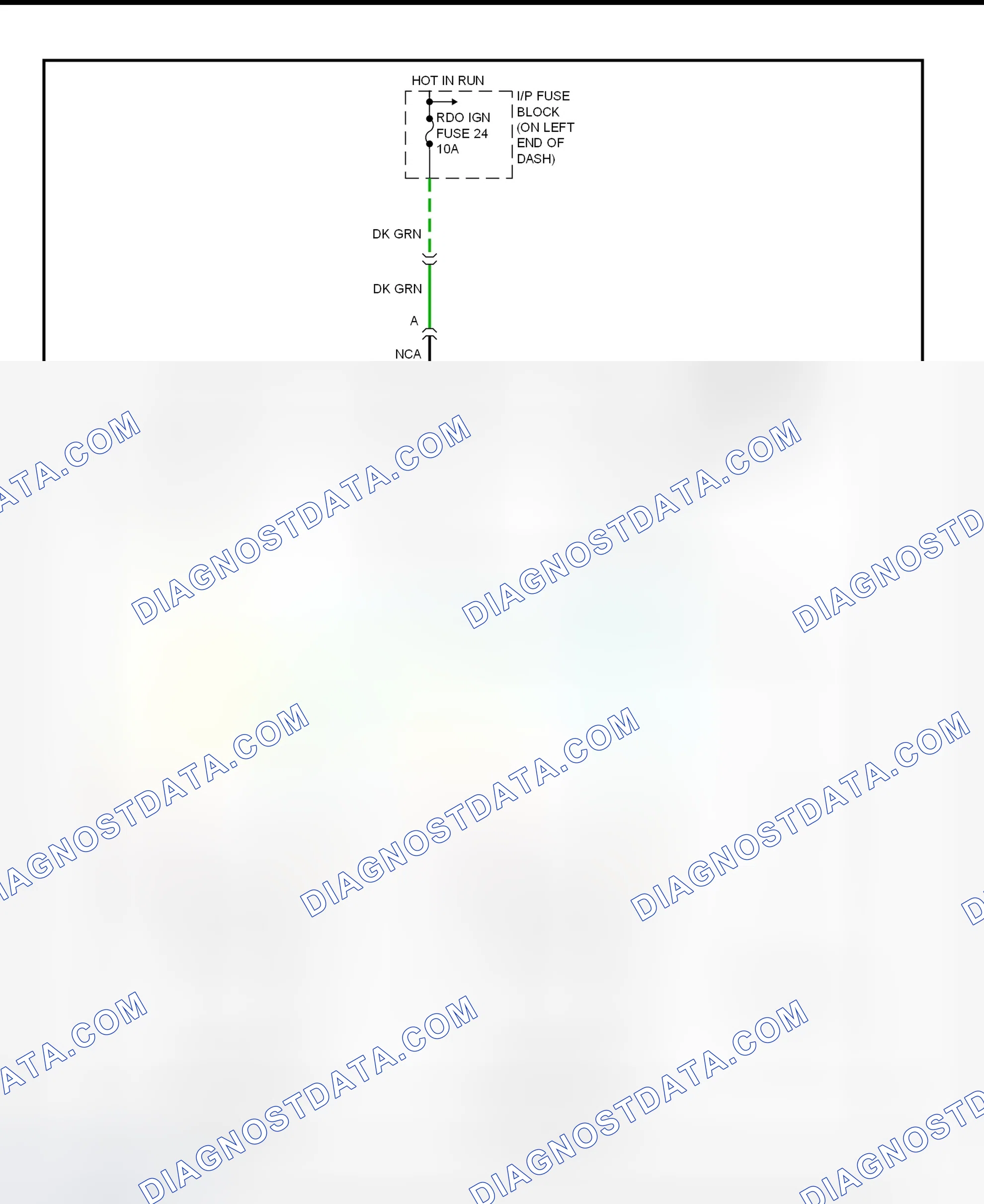 Scheme 1: Power Fold-Back Mirror System Wiring Diagram (Envoy)