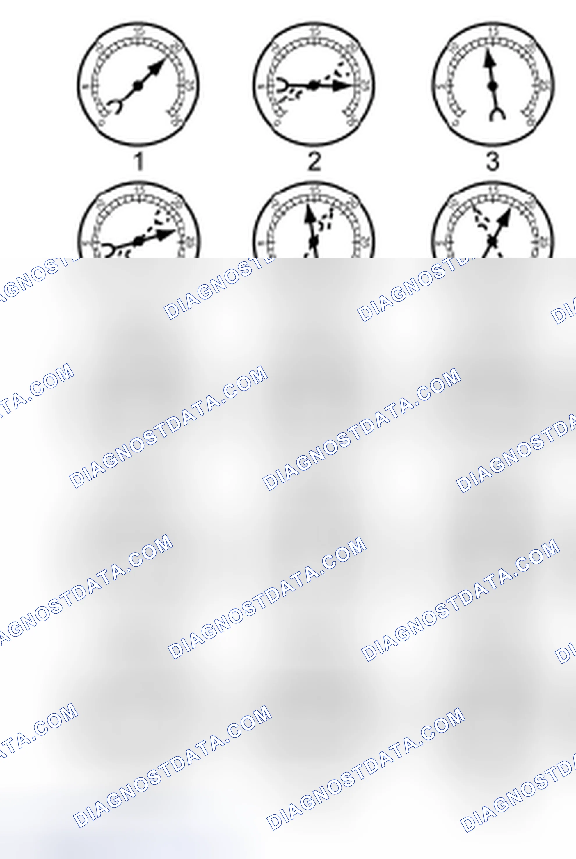 Scheme 265: Intake Manifold Vacuum Test - Interpreting Vacuum Gauge Readings