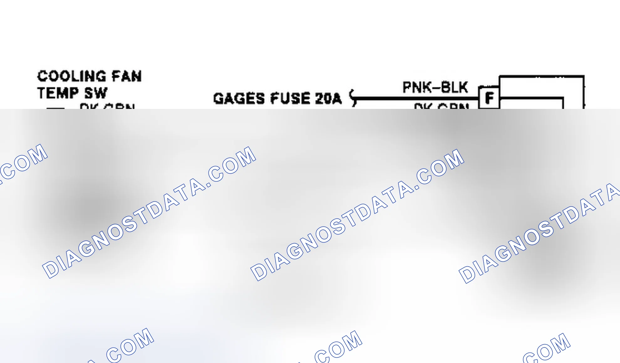 Scheme 5: Cooling Fan Circuit Wiring Diagram (G Series)