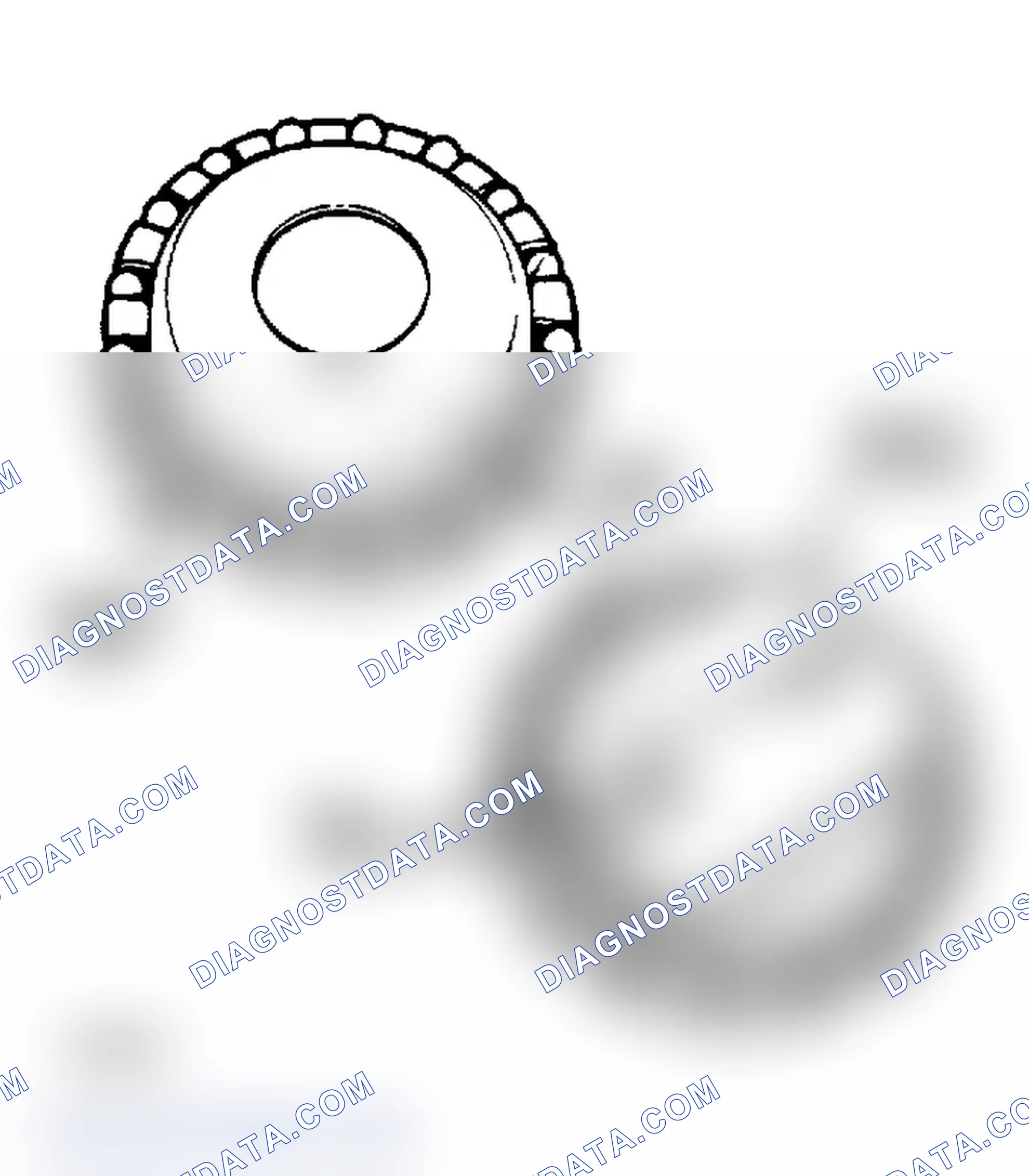 Scheme 2: Positioning Locking Hub Cap Bearing, Race & Spring Retainer Position inner race into bearing assembly, then install bearing retainer as shown.