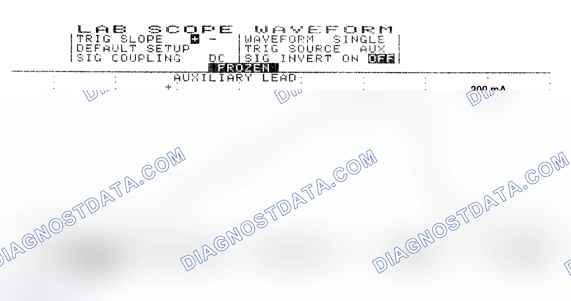 Scheme 13: Single Injector w/Normal Current Flow - Current Pattern