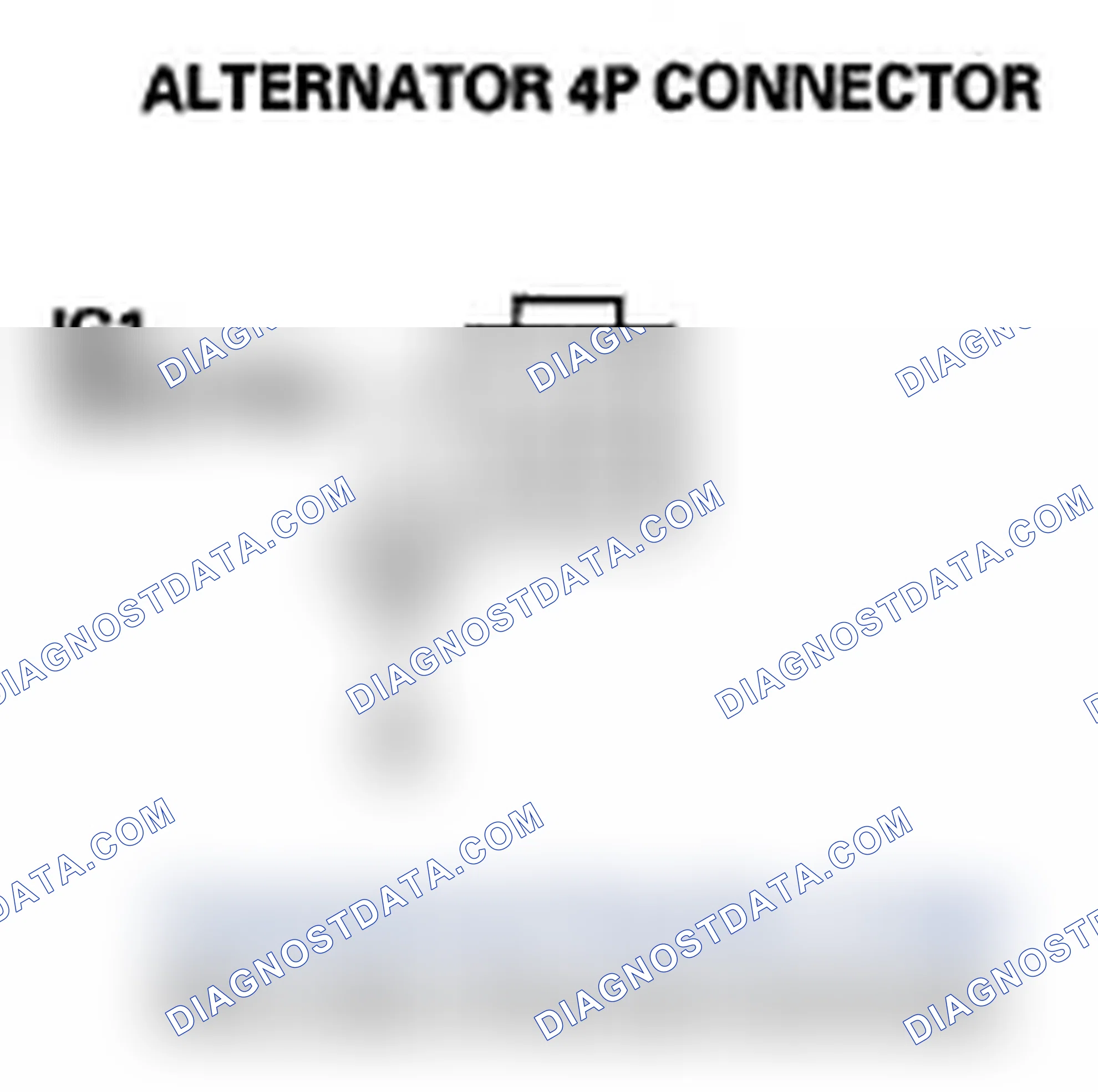 Scheme 101: DTC P16BC: Alternator FR Terminal Circuit/ IGP Circuit Low Voltage