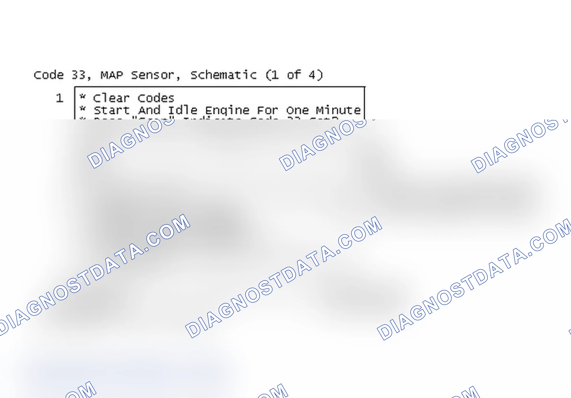 Scheme 200: Code 33, MAP Sensor (1 of 4)