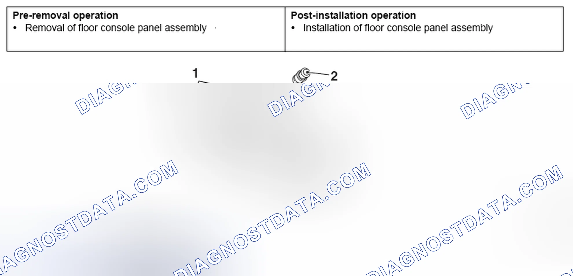Scheme 6: ACCESSORY SOCKET - FLOOR CONSOLE PANEL ASSEMBLY