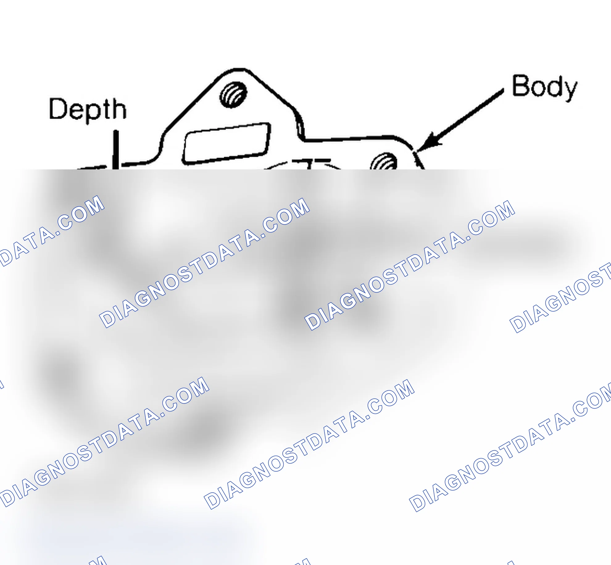 Scheme 35: Measuring Oil Pump Gear Cavity