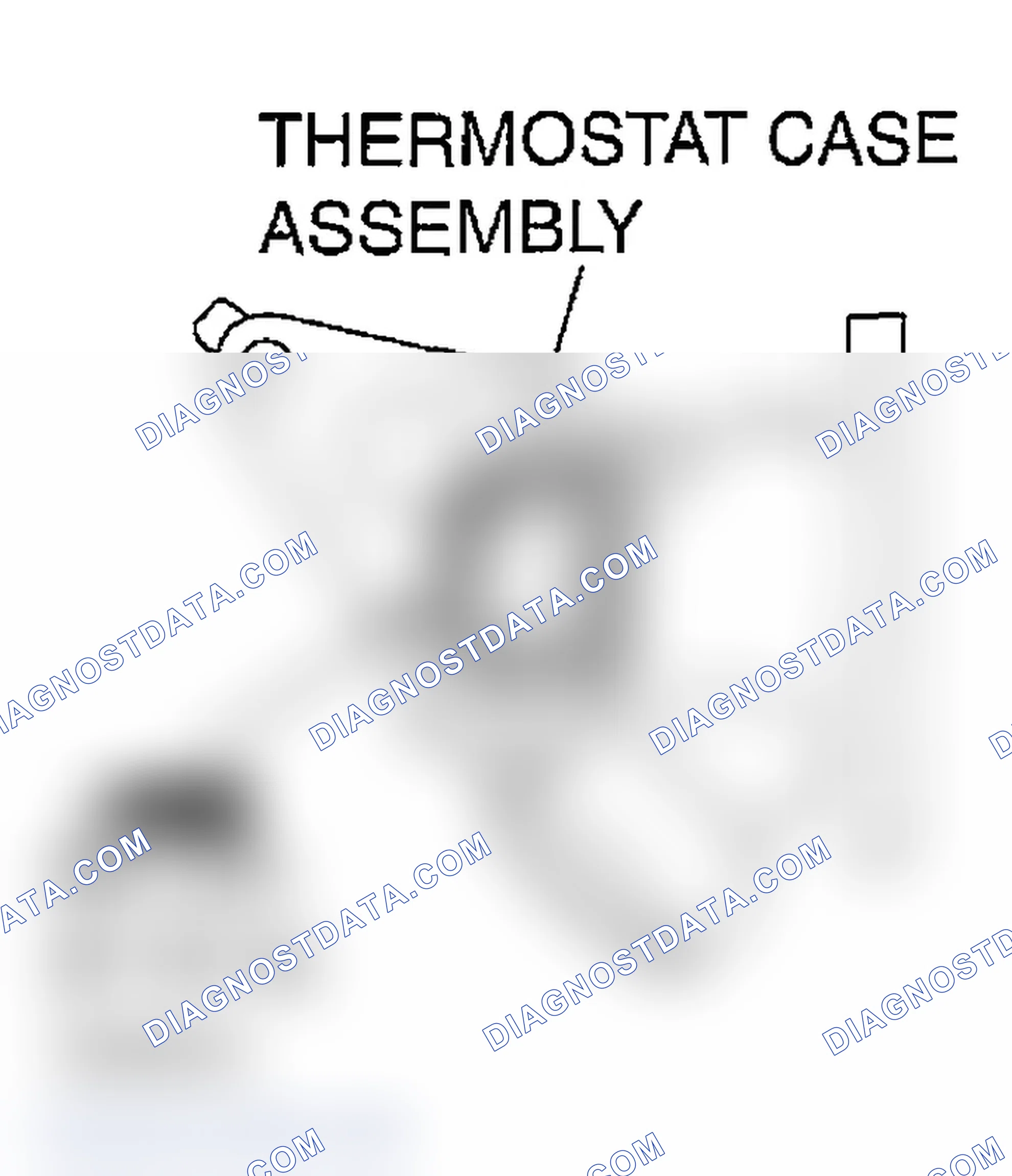 Scheme 22: >>A<< THERMOSTAT CASE ASSEMBLY INSTALLATION