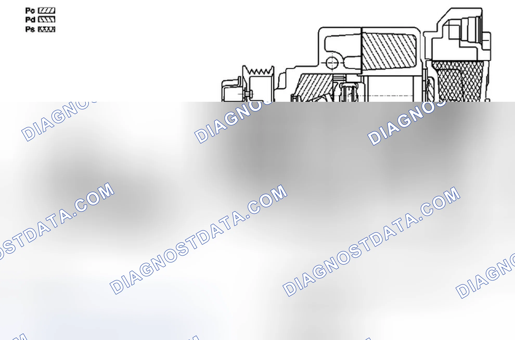 Fig. 128: Function Schematic Of A/C Compressor Control Valve For Variable Volume Control
