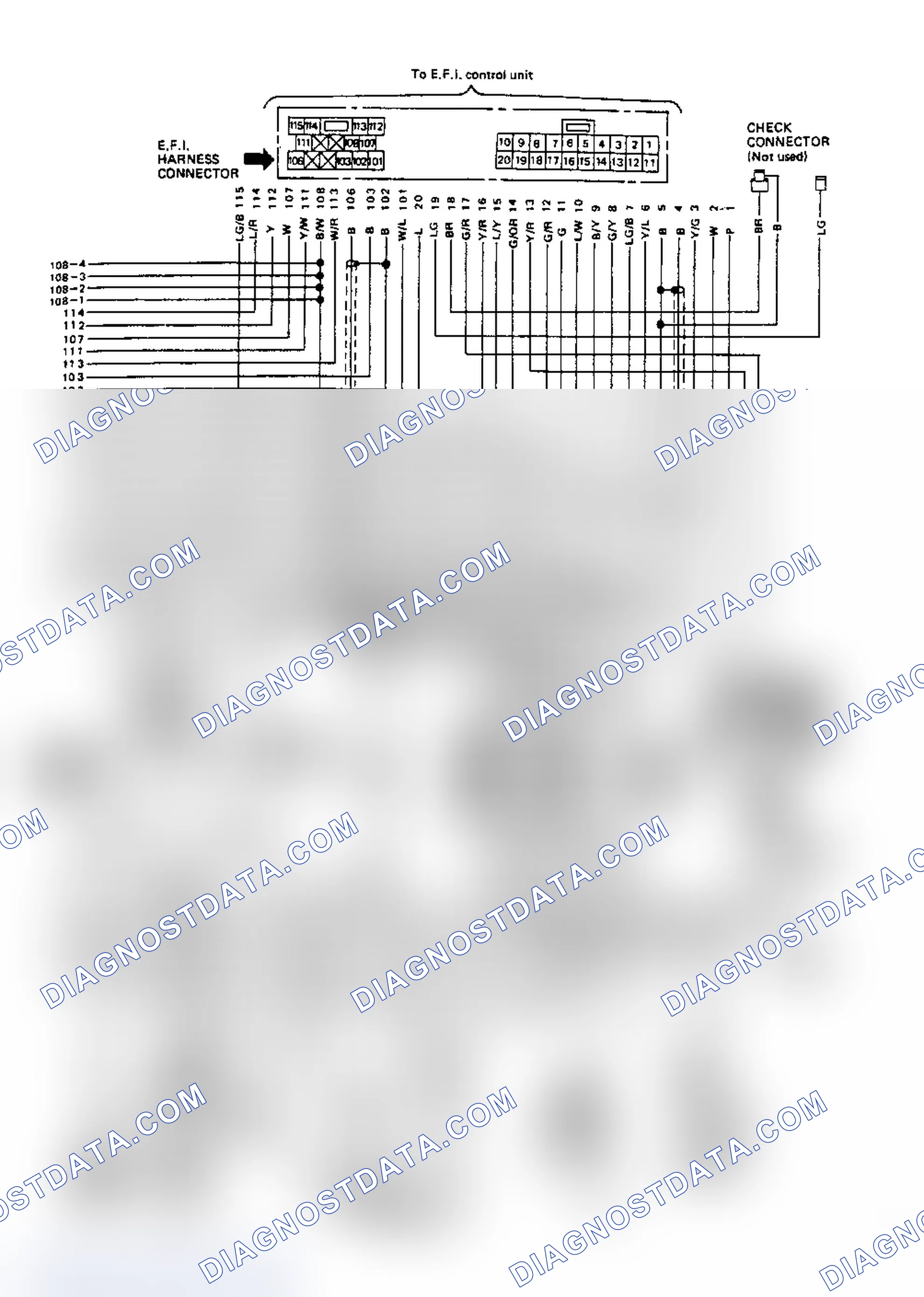 Scheme 31: 200SX EFI Control System Wiring Diagram (2 Of 2)