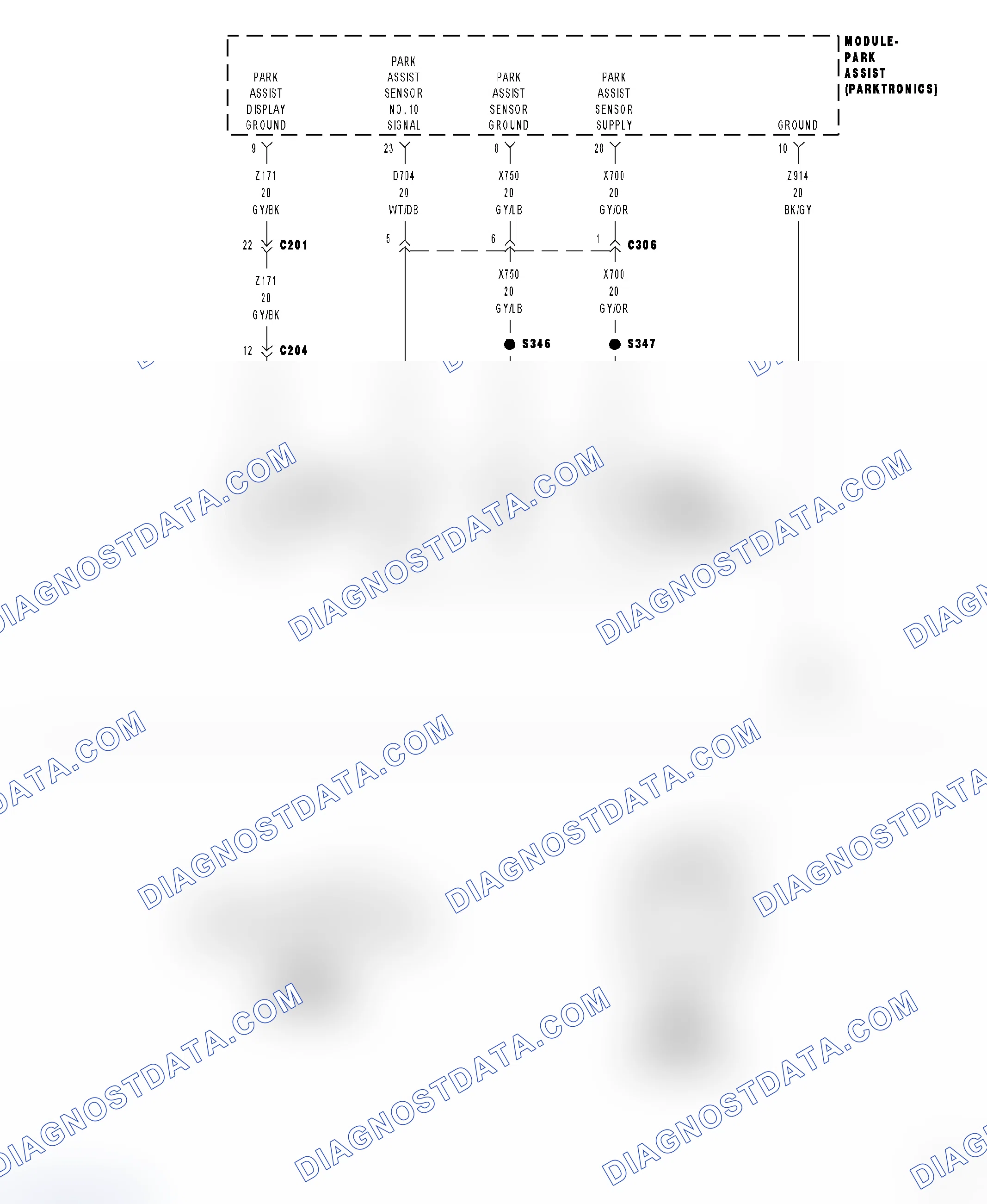 Scheme 15: B123B-PTS SENSOR 10 CIRCUIT LOW