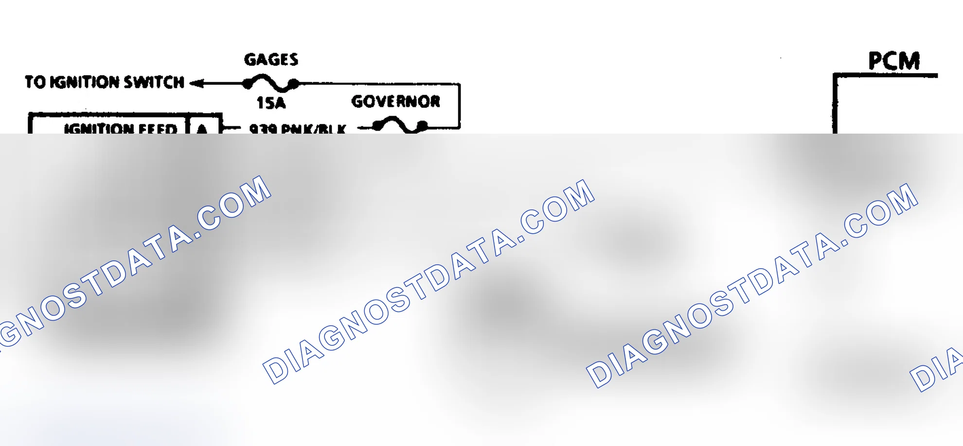 Scheme 193: Code 31 Schematic (5.7L "G" Series) Engine Speed Sensor Governor