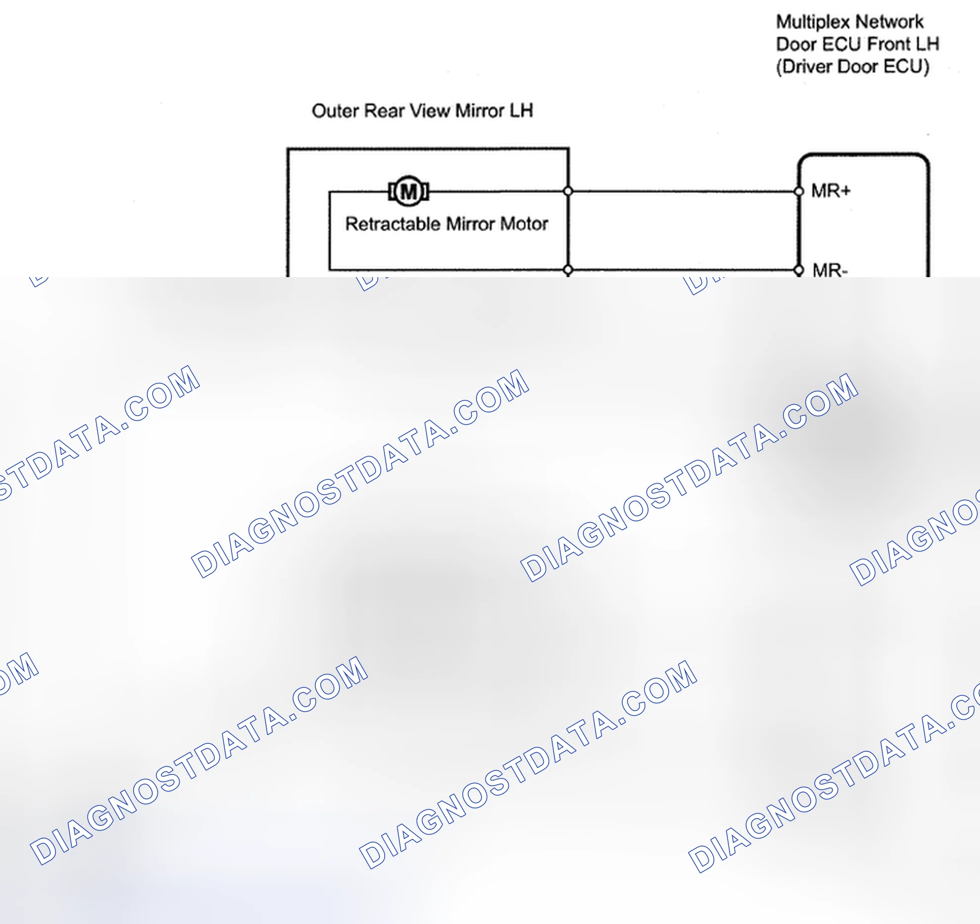 Fig. 20: Mirror Motor - Wiring Diagram