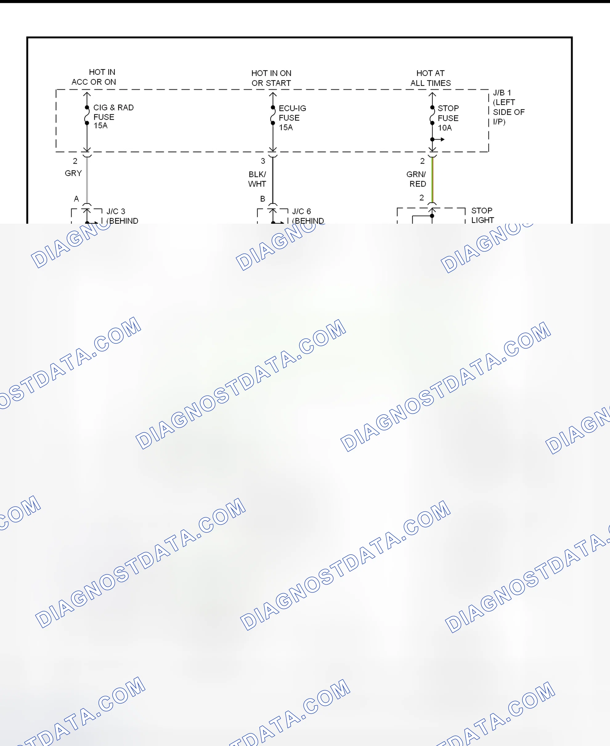 Scheme 8: Shift Interlock System Wiring Diagram (1996 LX450)