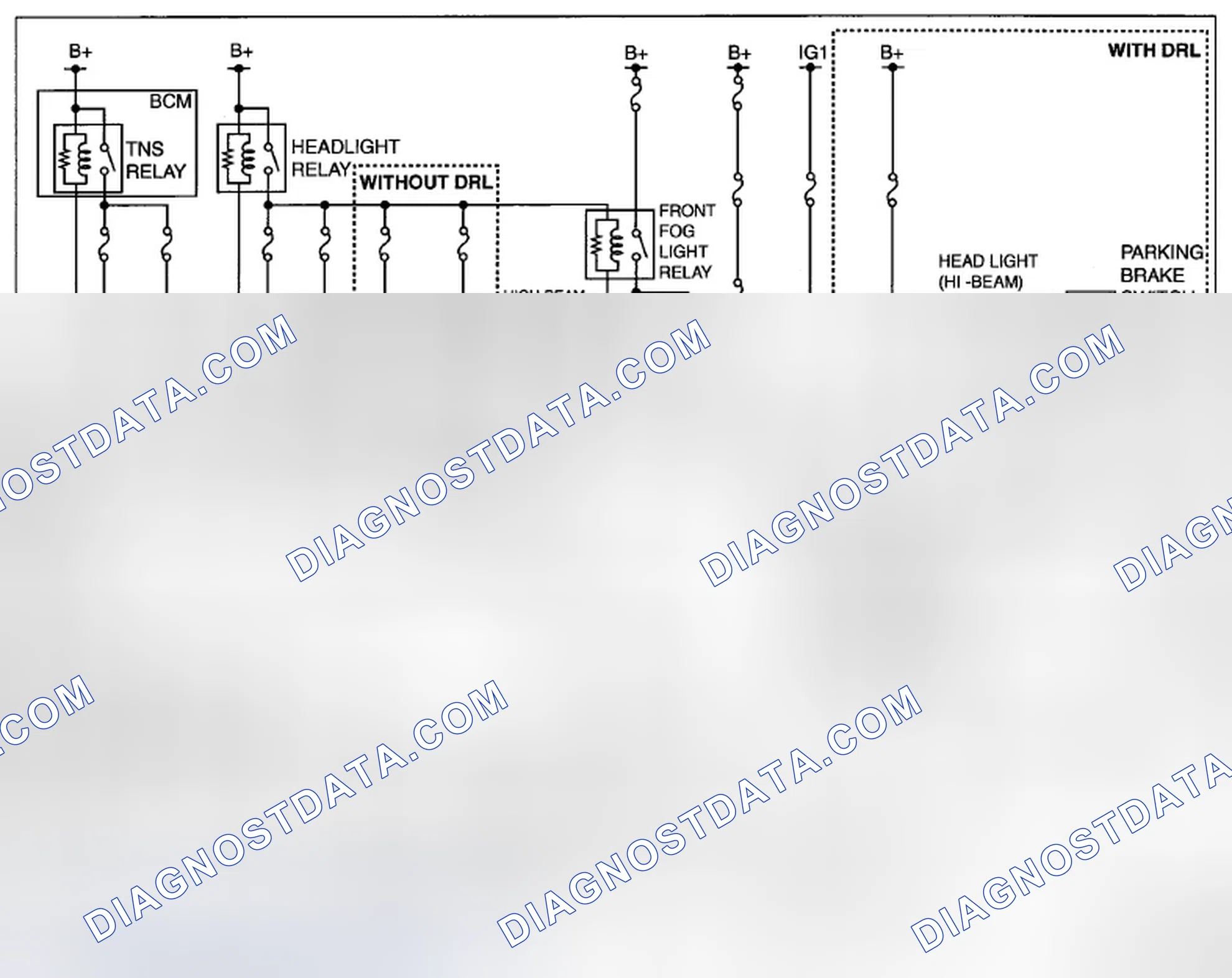 Scheme 28: ON-BOARD DIAGNOSTIC WIRING DIAGRAM [AUTO LIGHT/WIPER CONTROL MODULE]