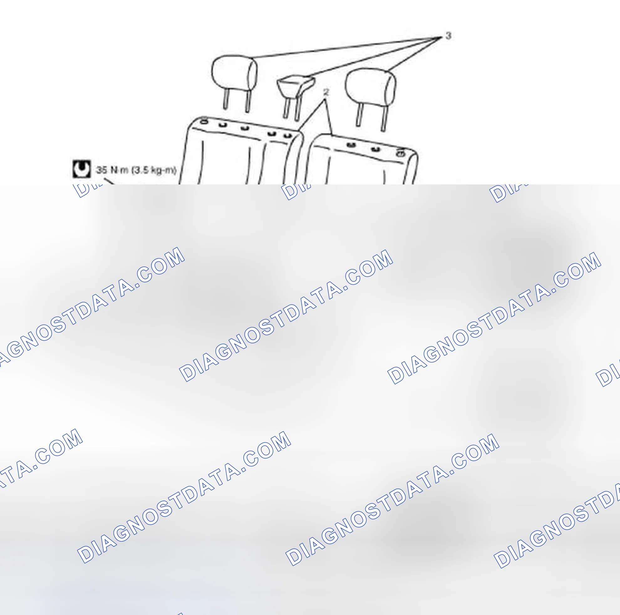 Scheme 2: Rear Seat Components