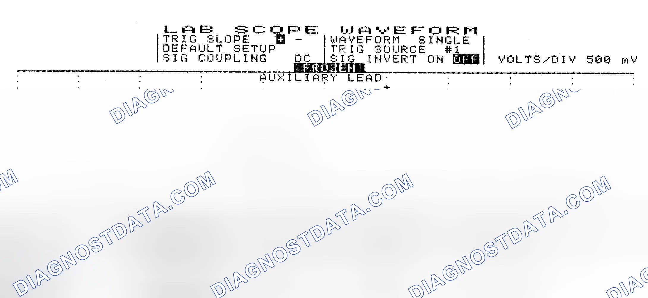 Scheme 10: Single Injector w/Excessive Current Flow - Current Pattern