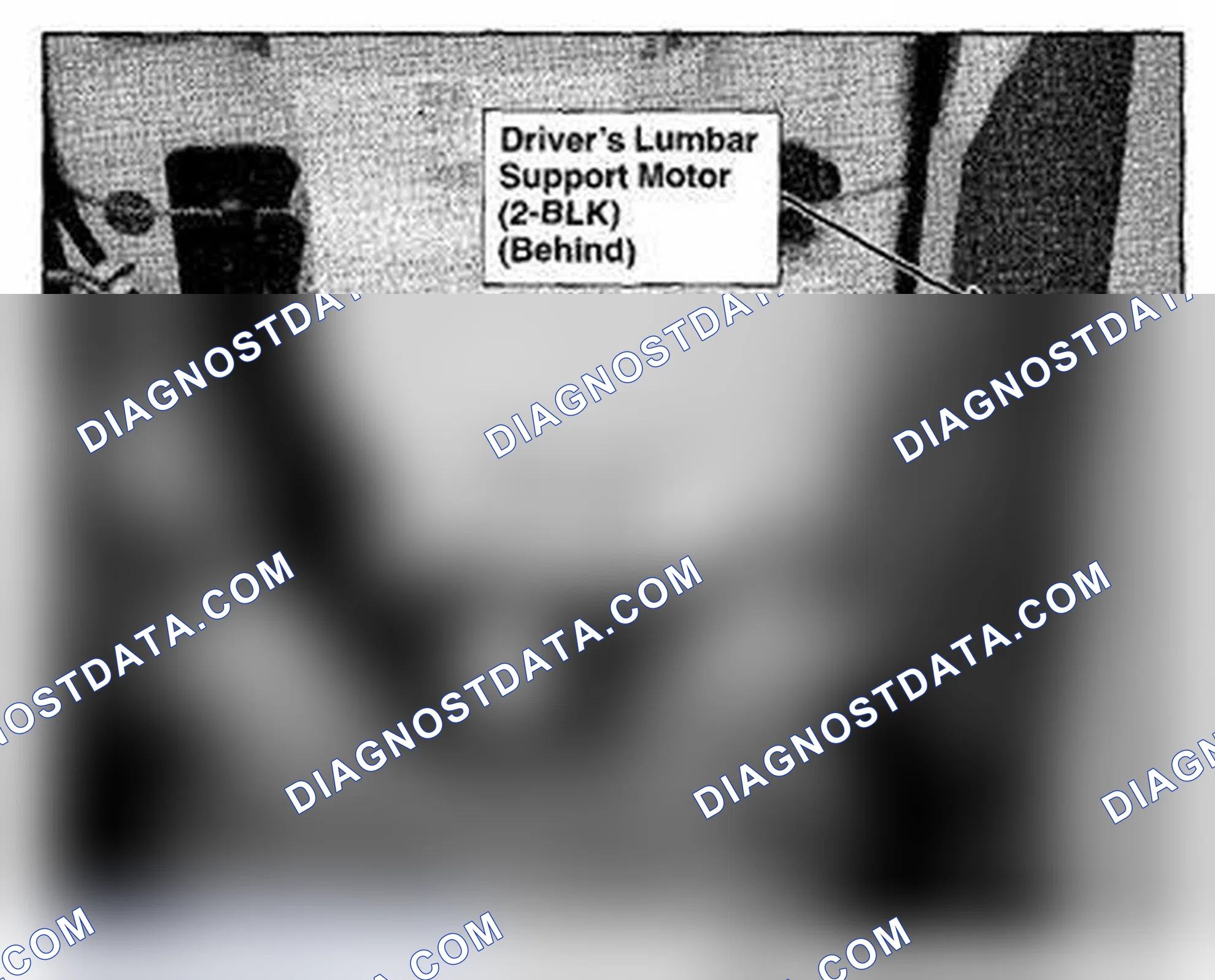 Scheme 570: Right Side Of Drivers Seat Back Component Location (Photo 165)
