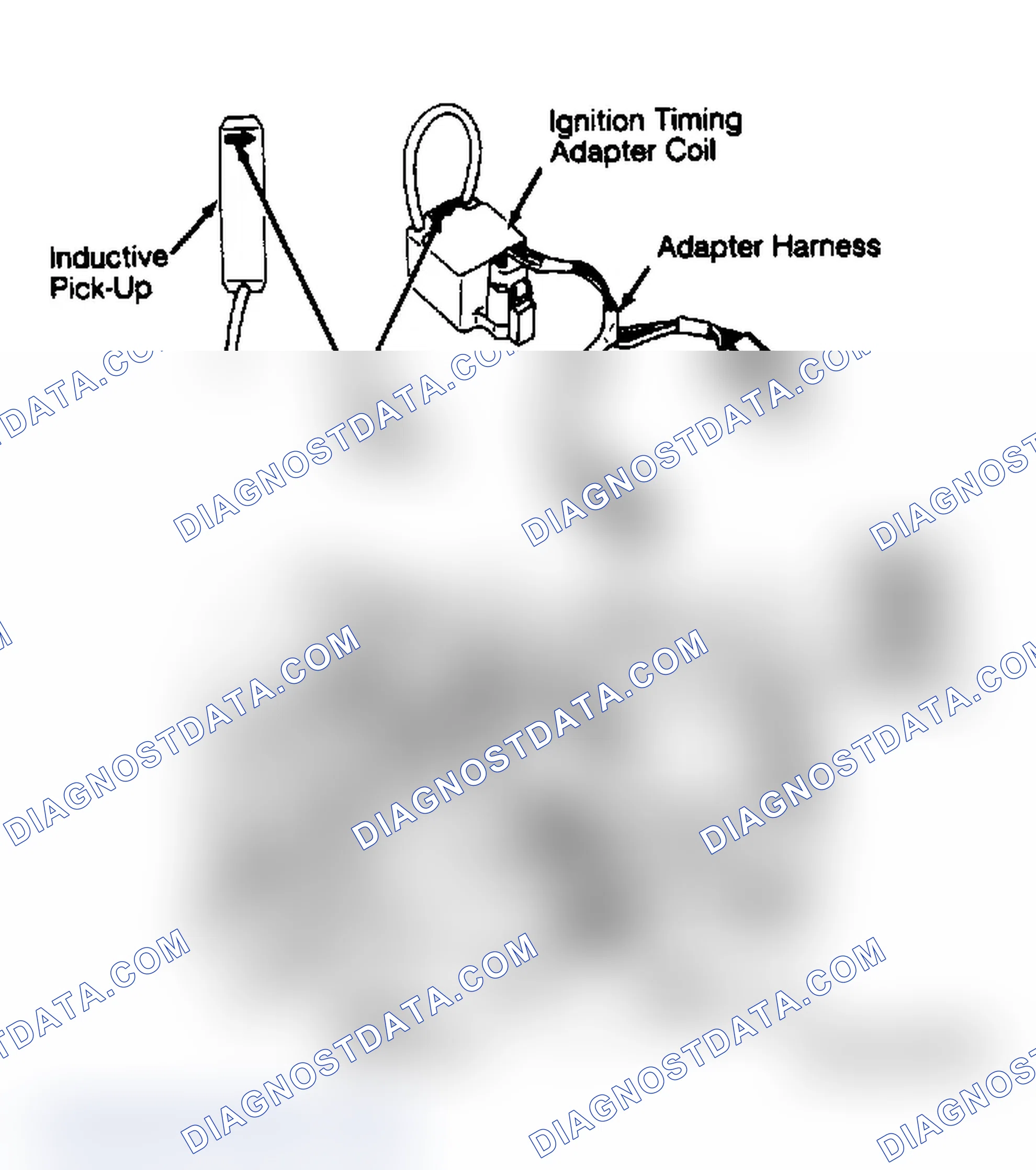 Scheme 3: Connecting Timing Adapter Coil & Harness (Maxima VE30DE & 300ZX)