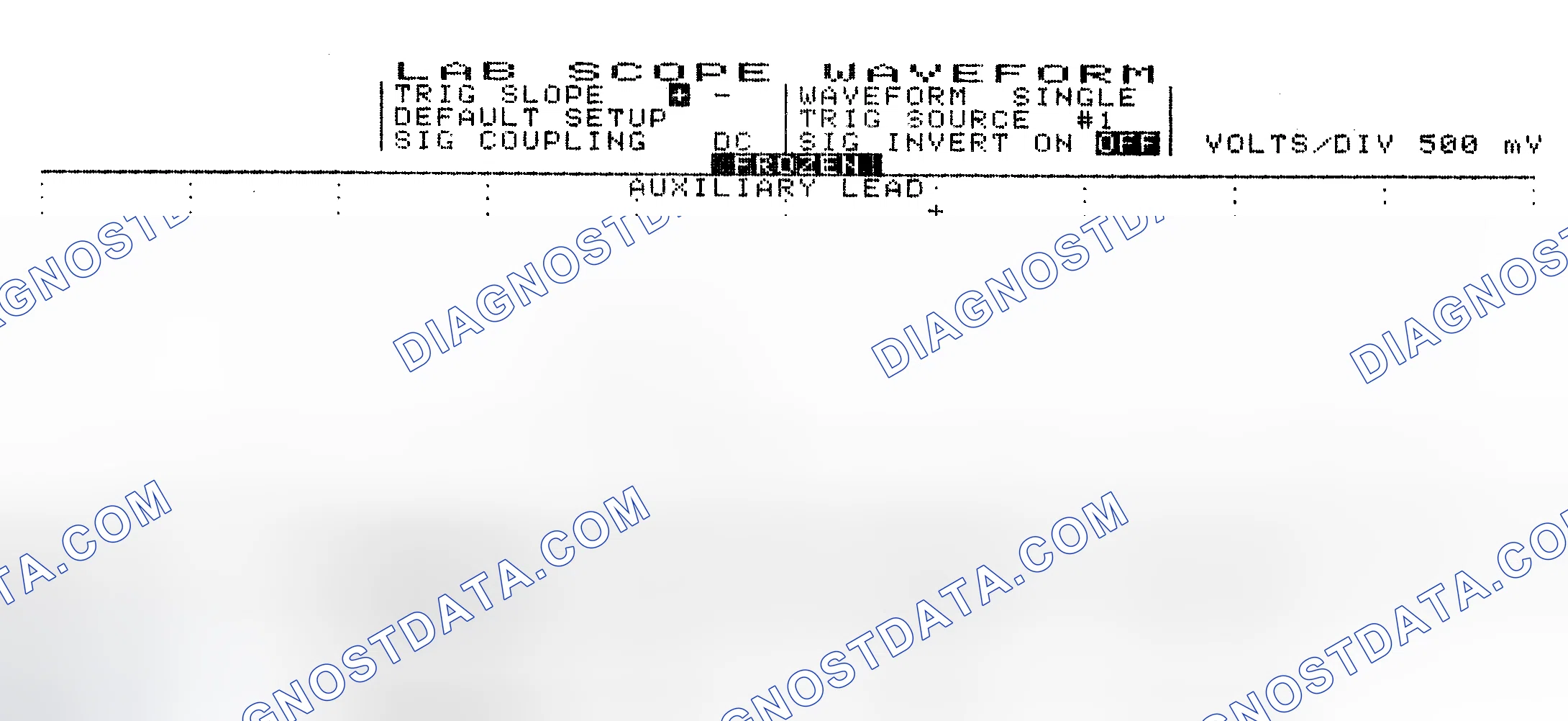 Scheme 10: Single Injector w/Excessive Current Flow - Current Pattern