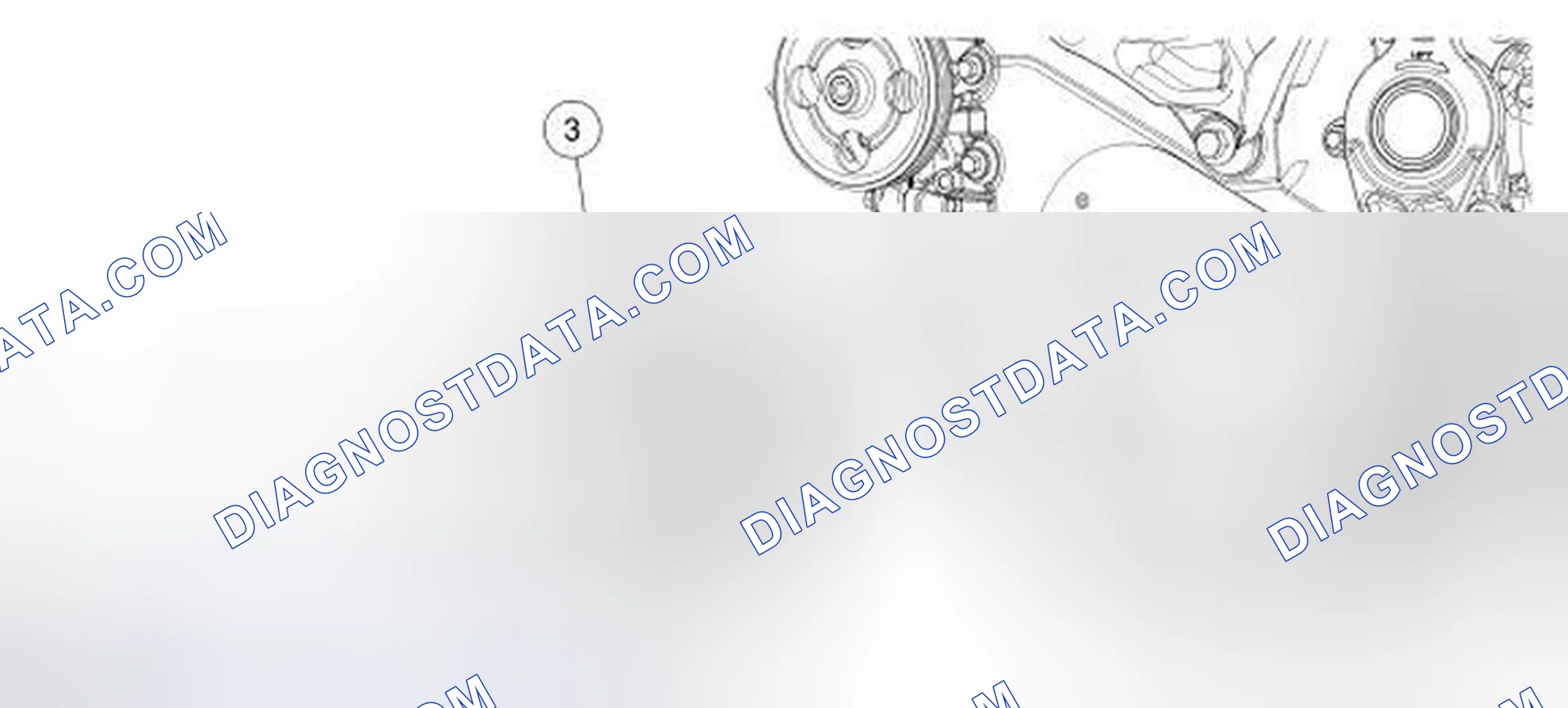 Scheme 8: Lower End Components - Exploded View, Crankshaft Pulley and Crankshaft Front Seal