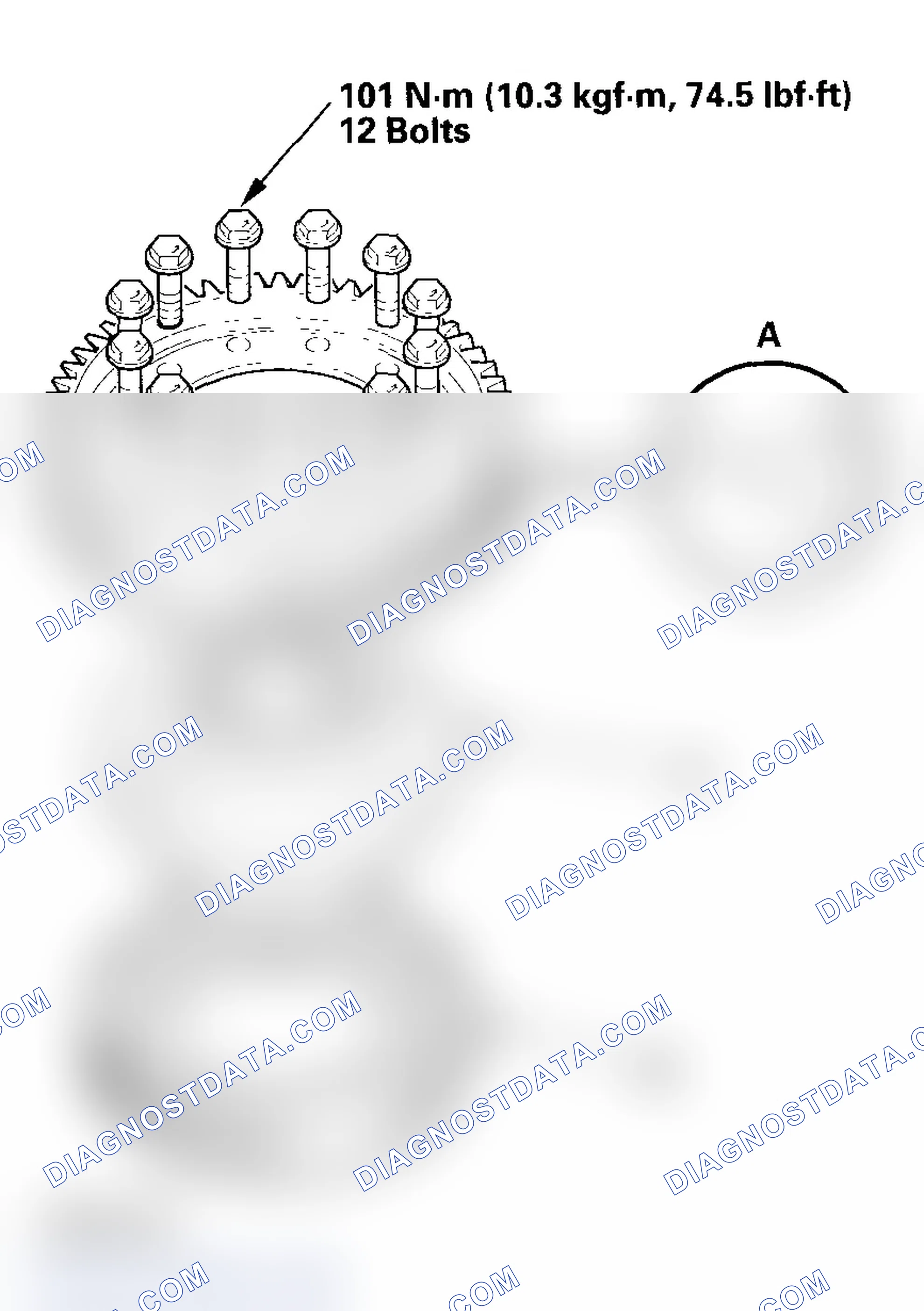 Scheme 599: Differential Carrier, Final Driven Gear, and Transfer Drive Gear Replacement