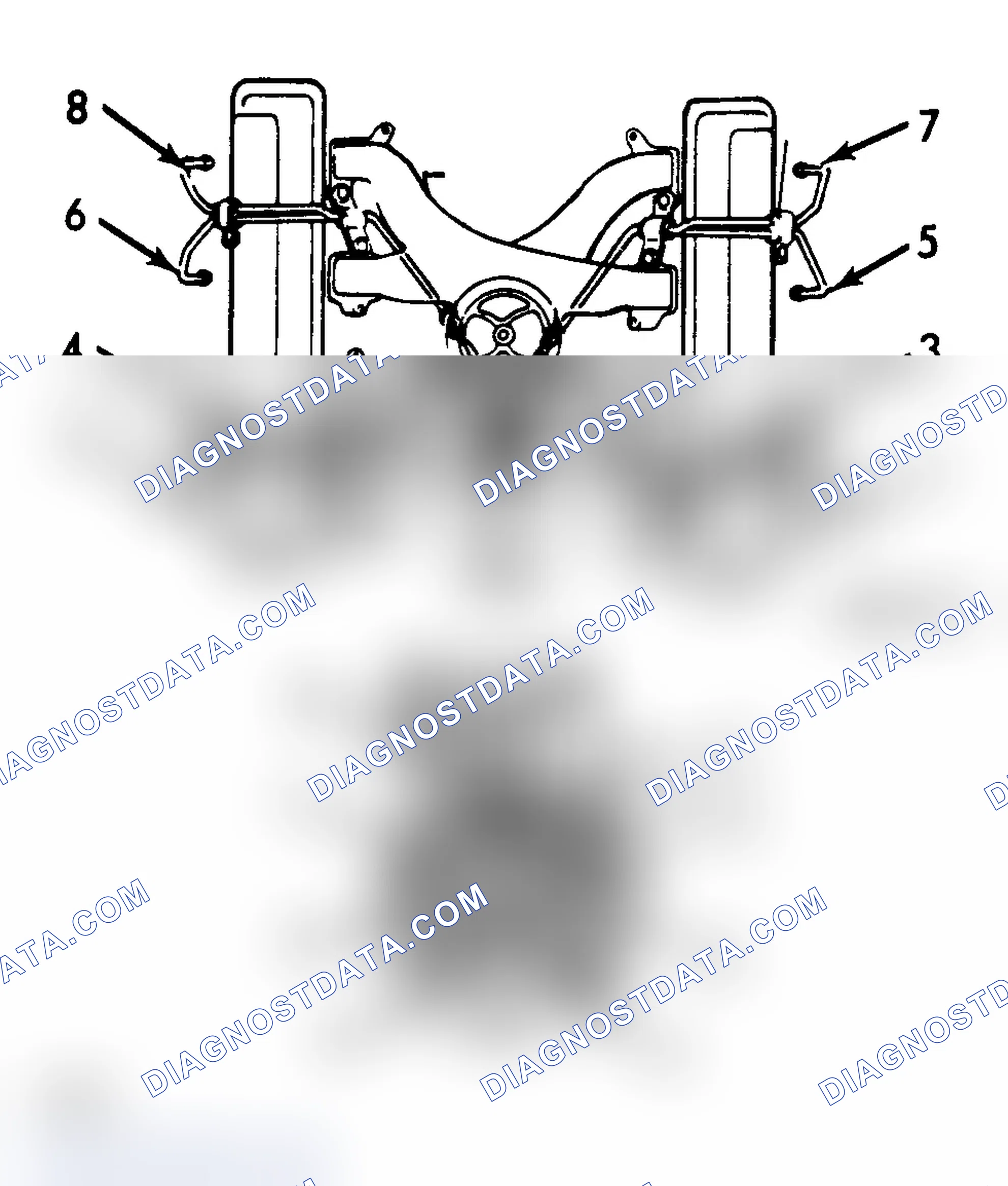 Scheme 94: Injection Pump Fuel Line Routing