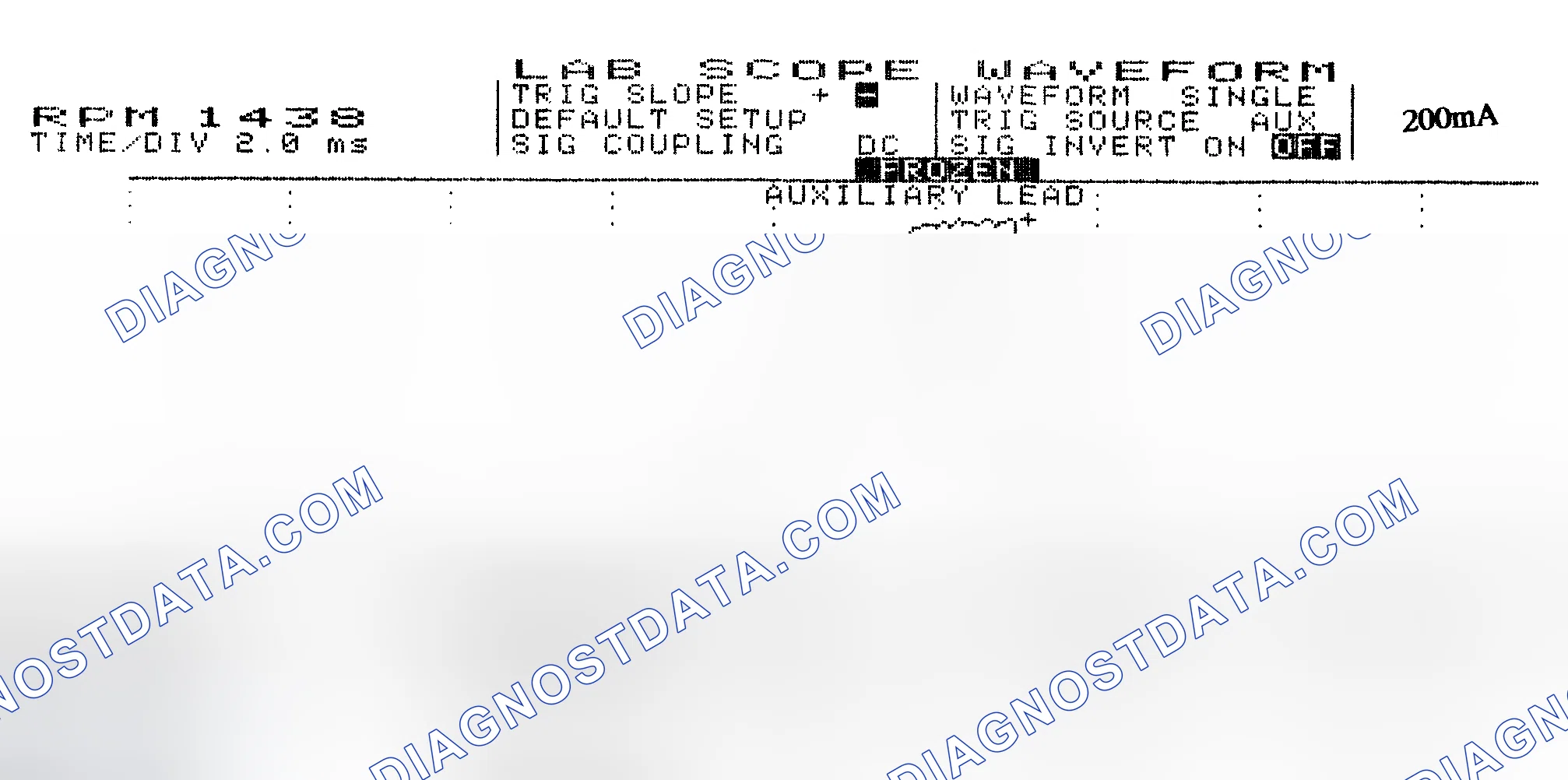 Scheme 15: Single Injector w/Normal Current Flow - Current Pattern