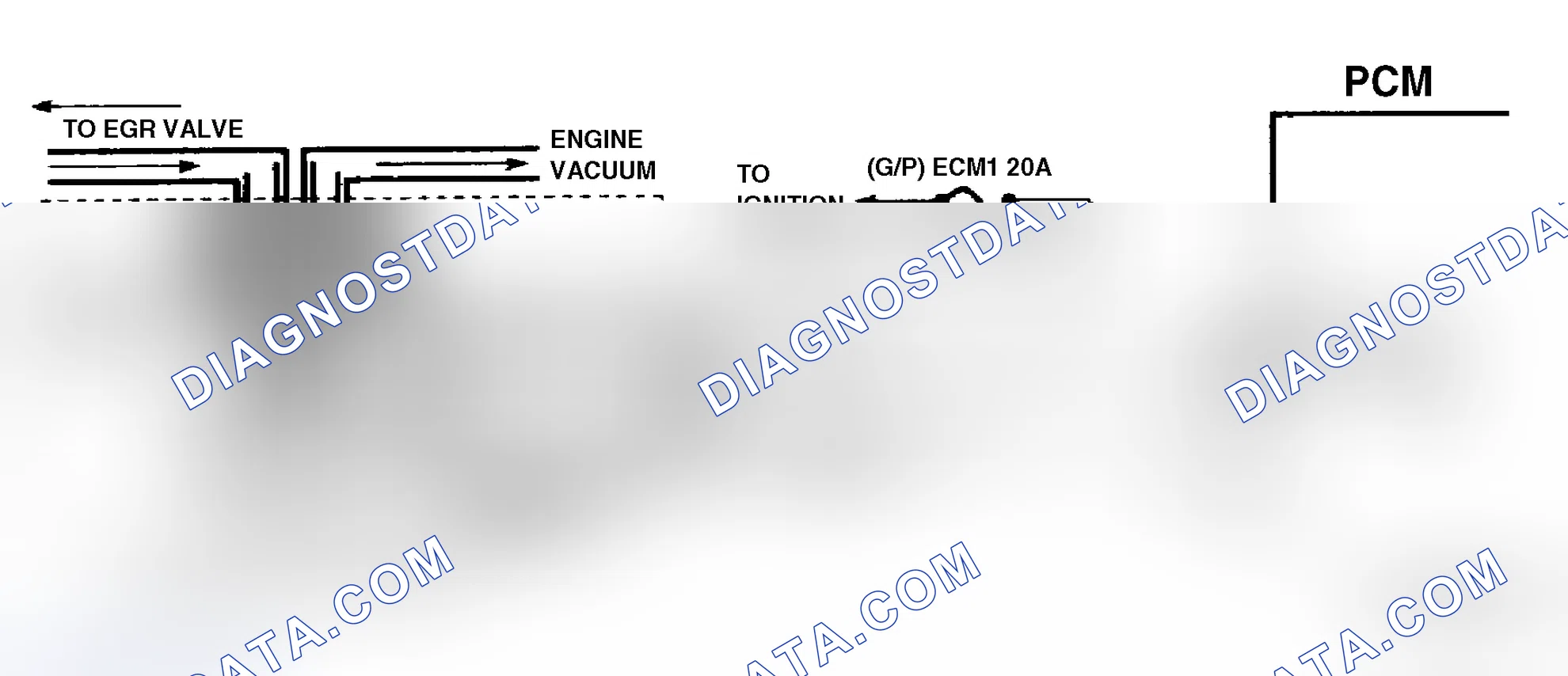 Scheme 200: Code 32 Schematic ("C", "G", "K" & "P" Series A/T) EGR Circuit Error With EVRV Solenoid