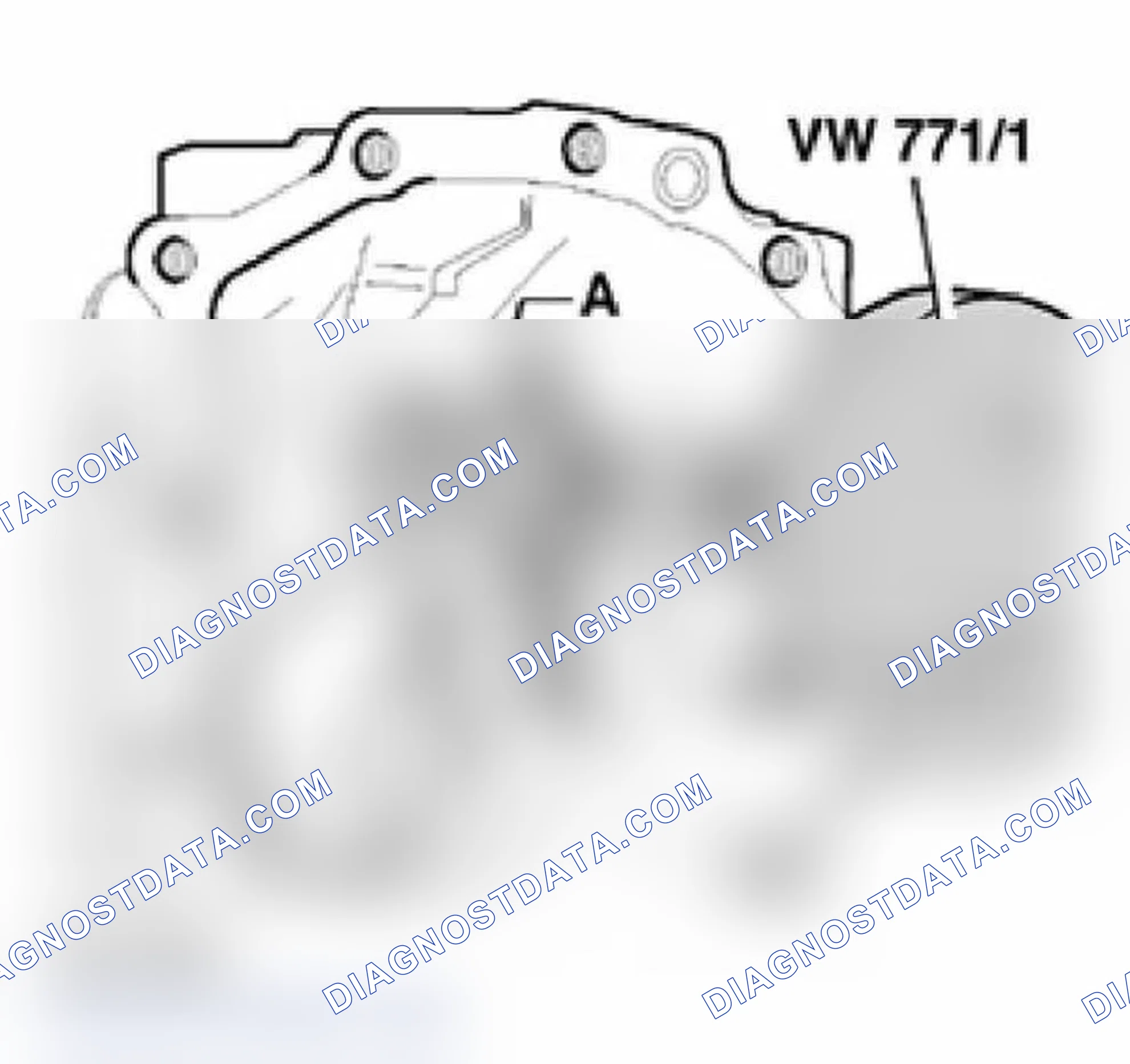 Scheme 43: Pulling needle bearing out of transmission housing