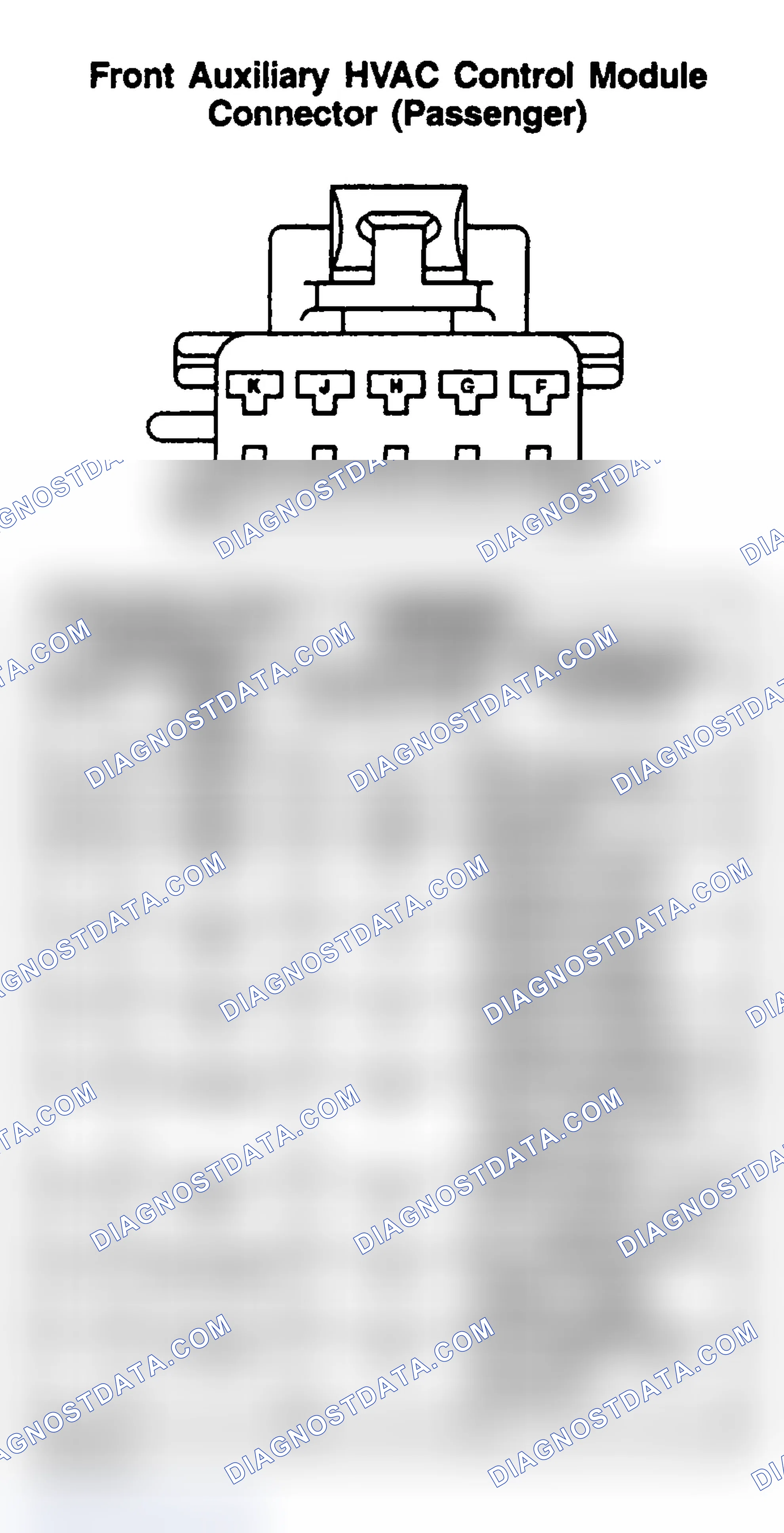 Scheme 155: FRONT AUXILIARY HVAC CONTROL MODULE (PASSENGER)