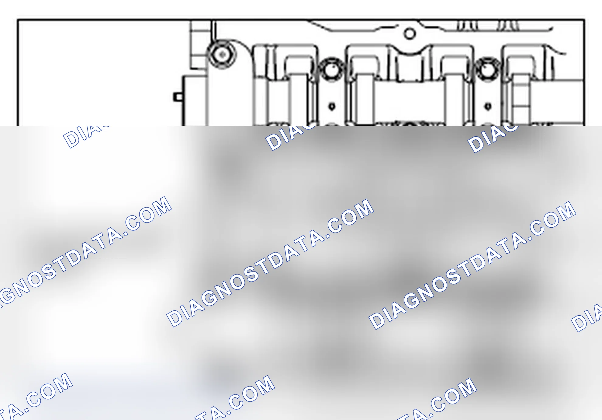 Scheme 583: >> B << CAMSHAFT/BEARING/THRUST CAMSHAFT BEARING CAP/CAMSHAFT BEARING CAP/OIL FEEDING CAMSHAFT BEARI