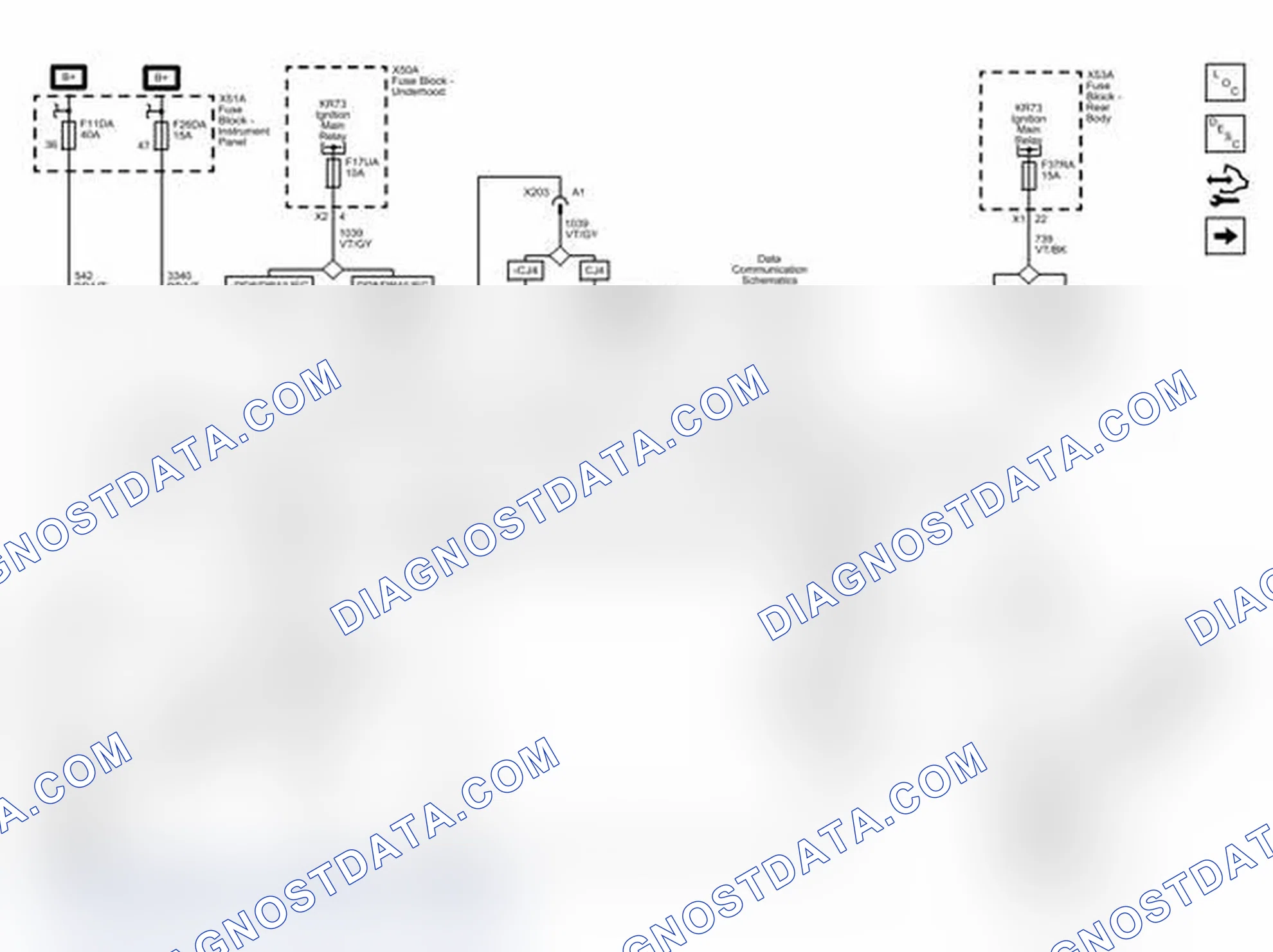 Scheme 46: Power, Ground, Data Communication, and Blower Controls