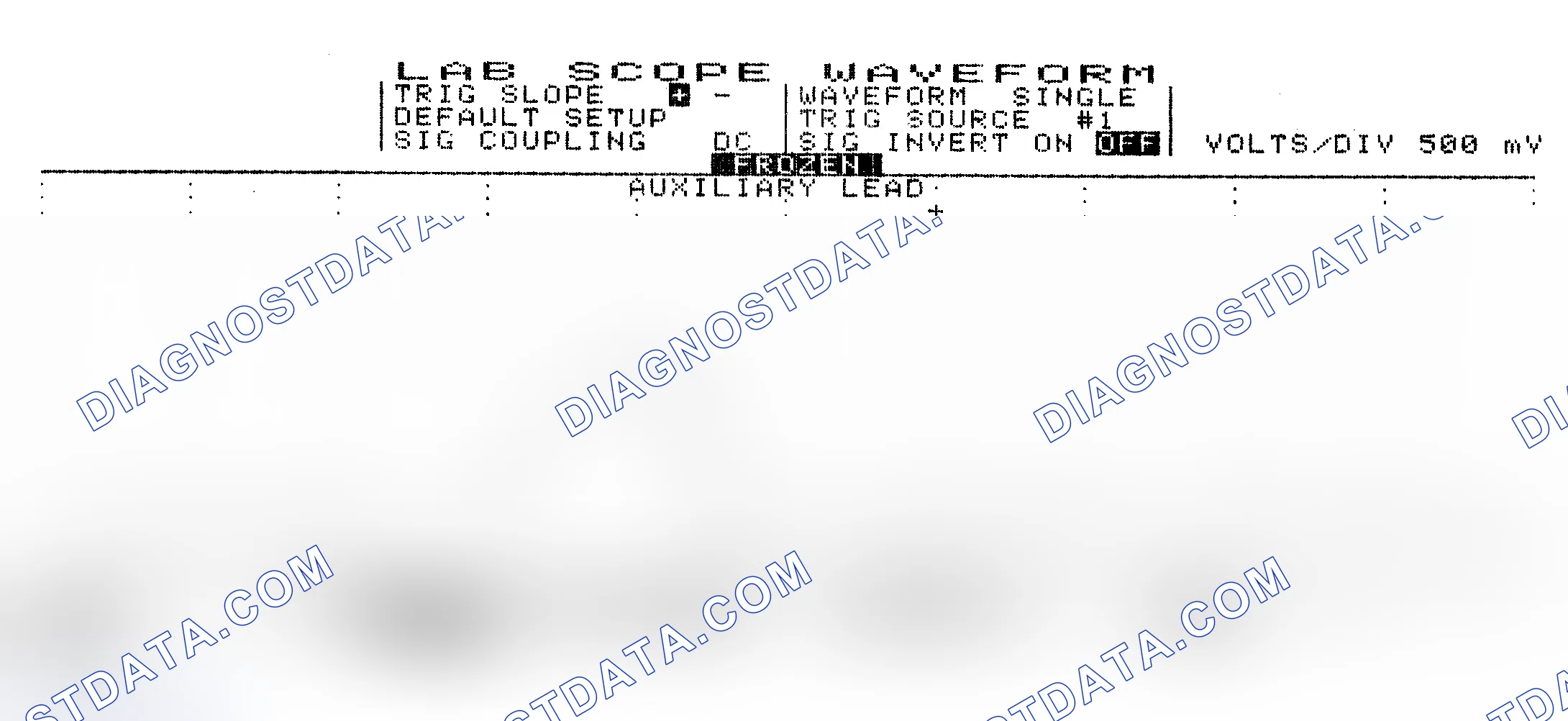 Scheme 10: Single Injector w/Excessive Current Flow - Current Pattern