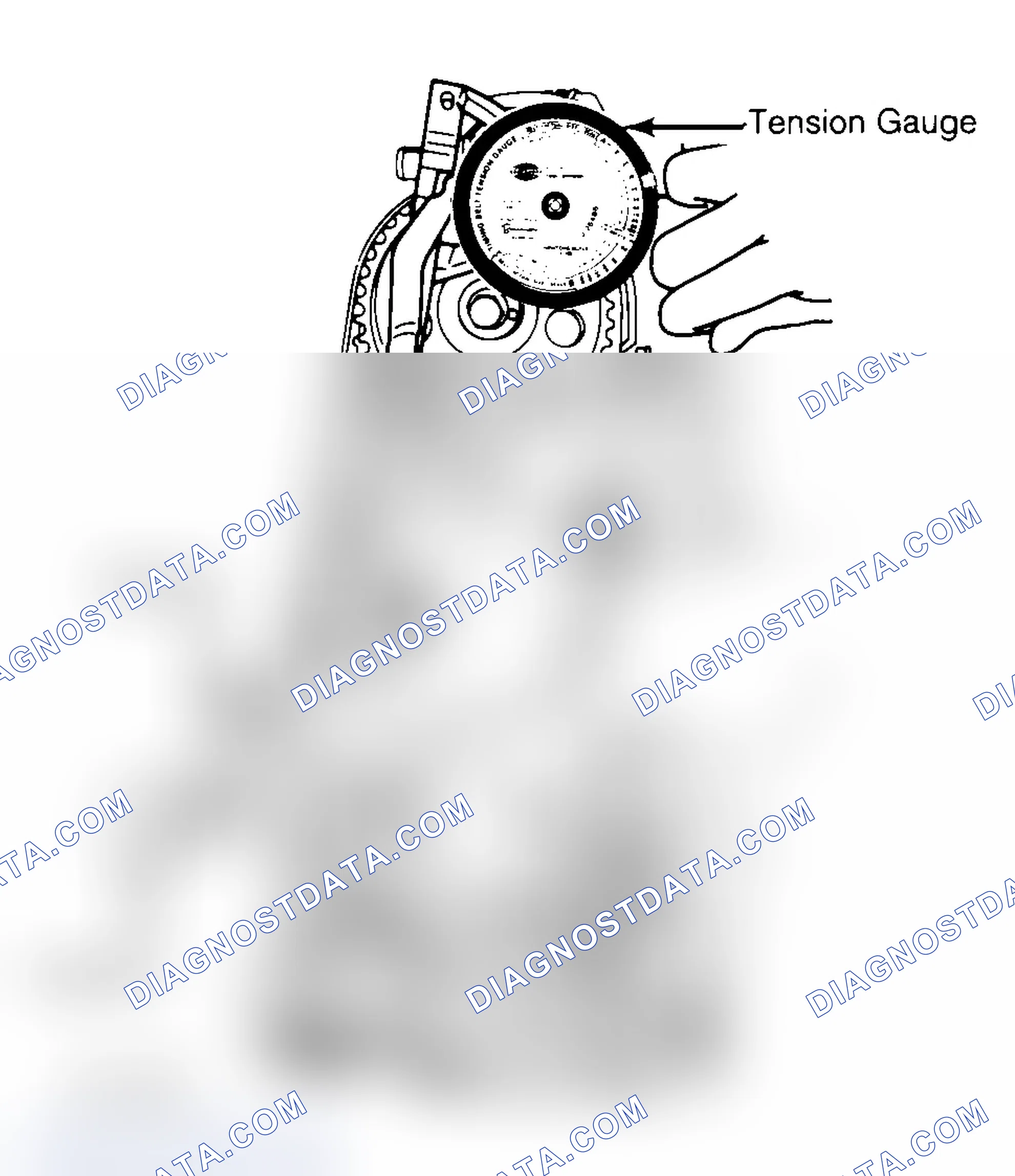 Scheme 28: Adjusting Typical Timing Belt Tension