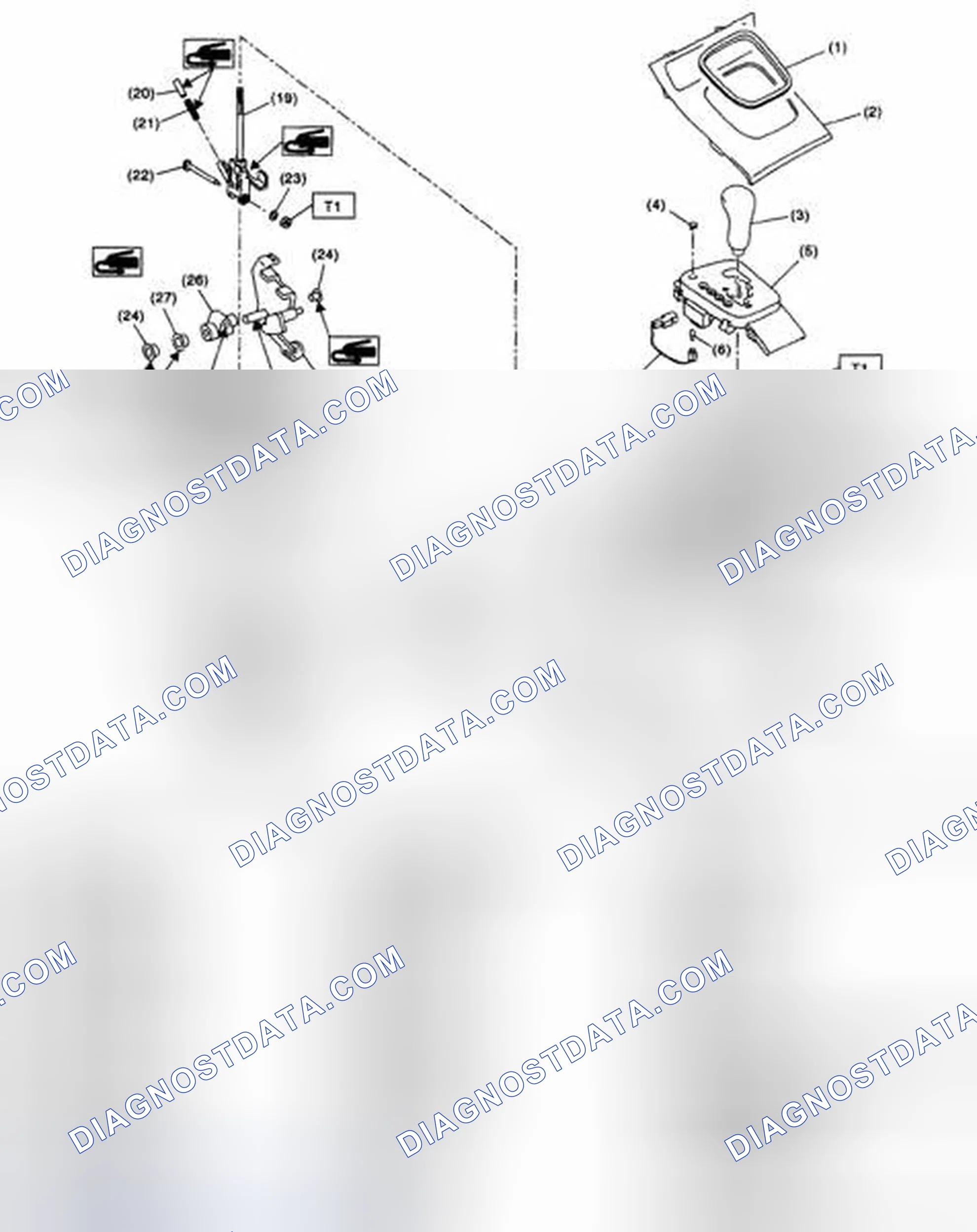 Scheme 742: AT SELECT LEVER
