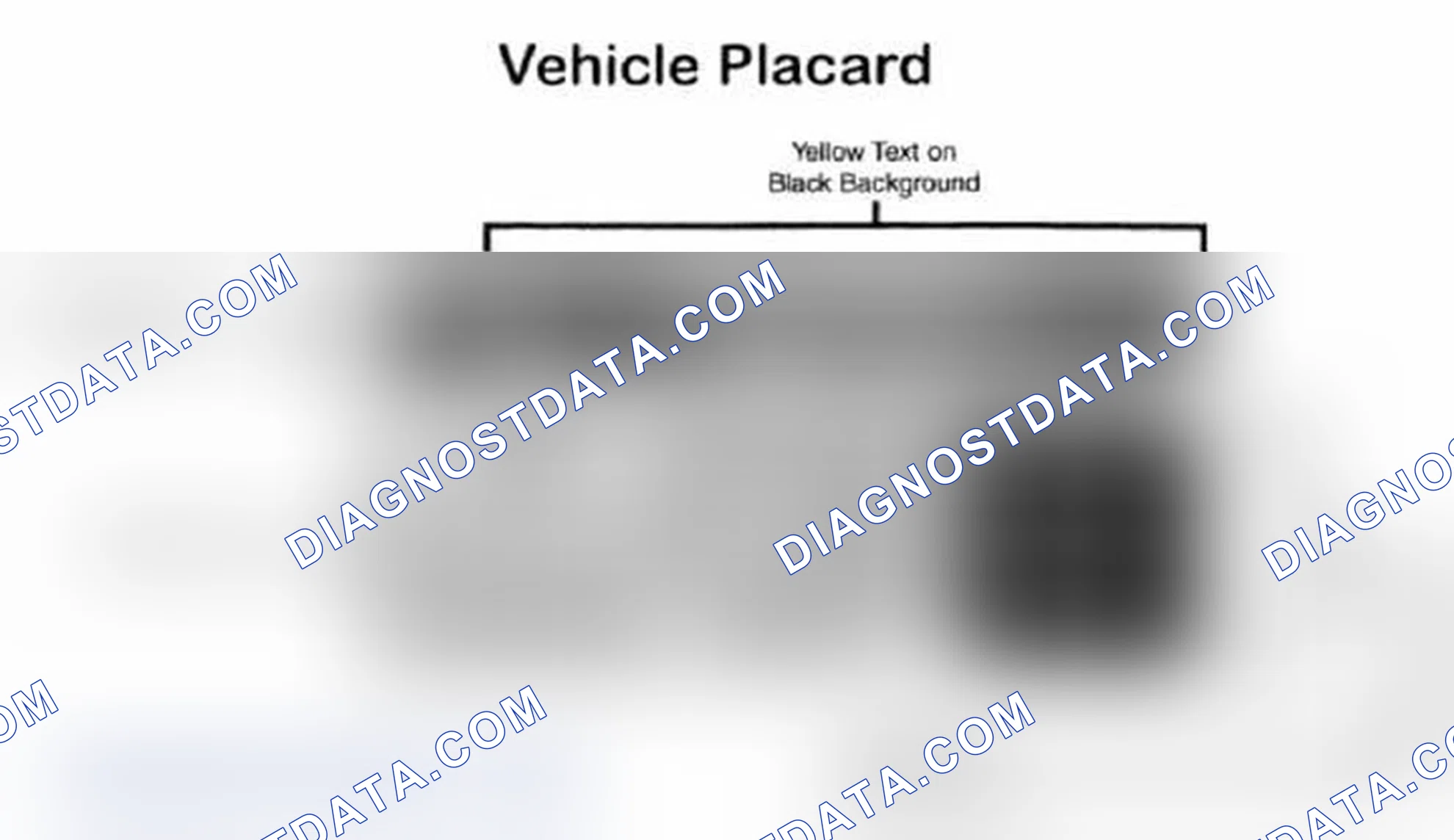 Scheme 28: Vehicle Tire Placard - Typical