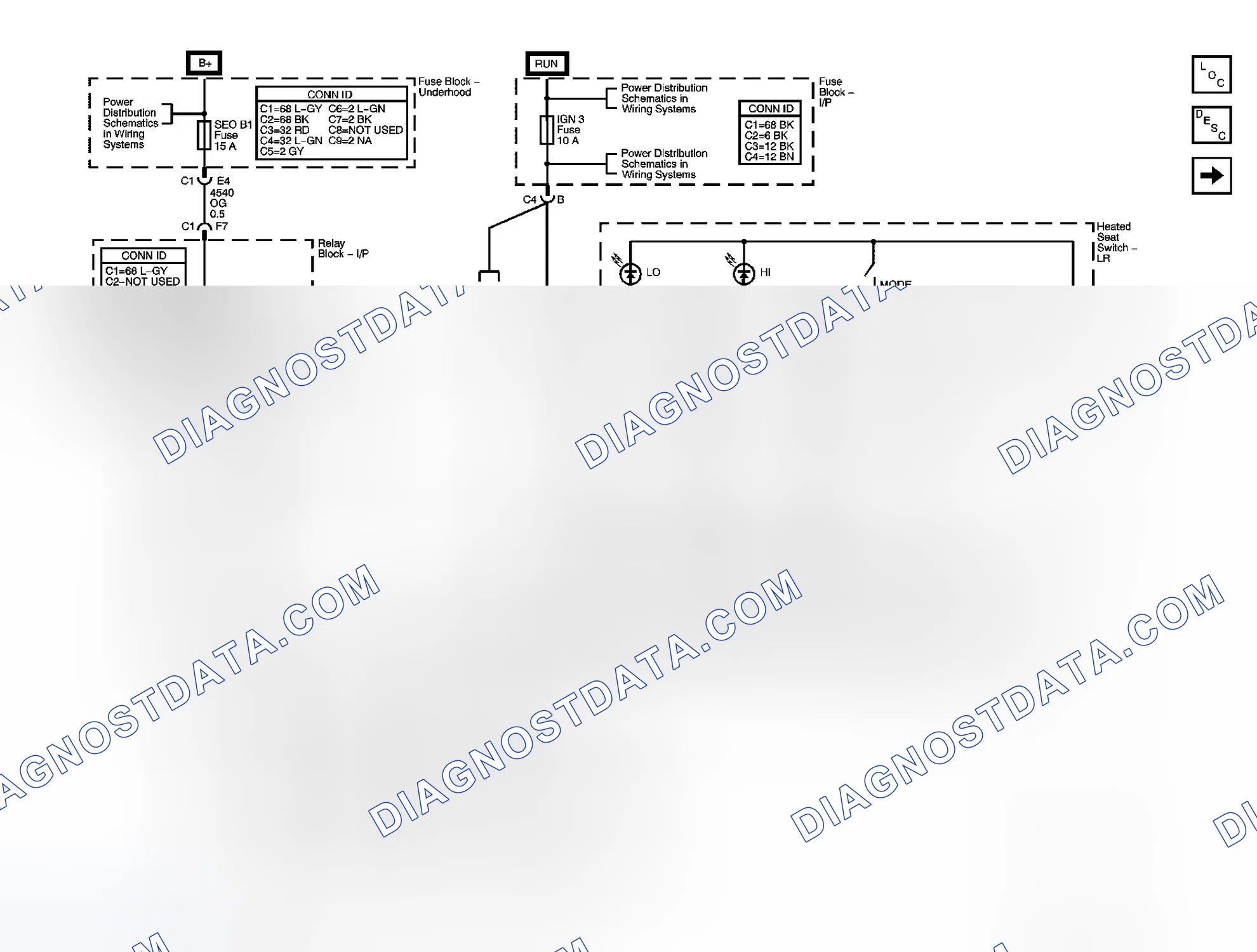 Scheme 6: Rear Seat Schematics