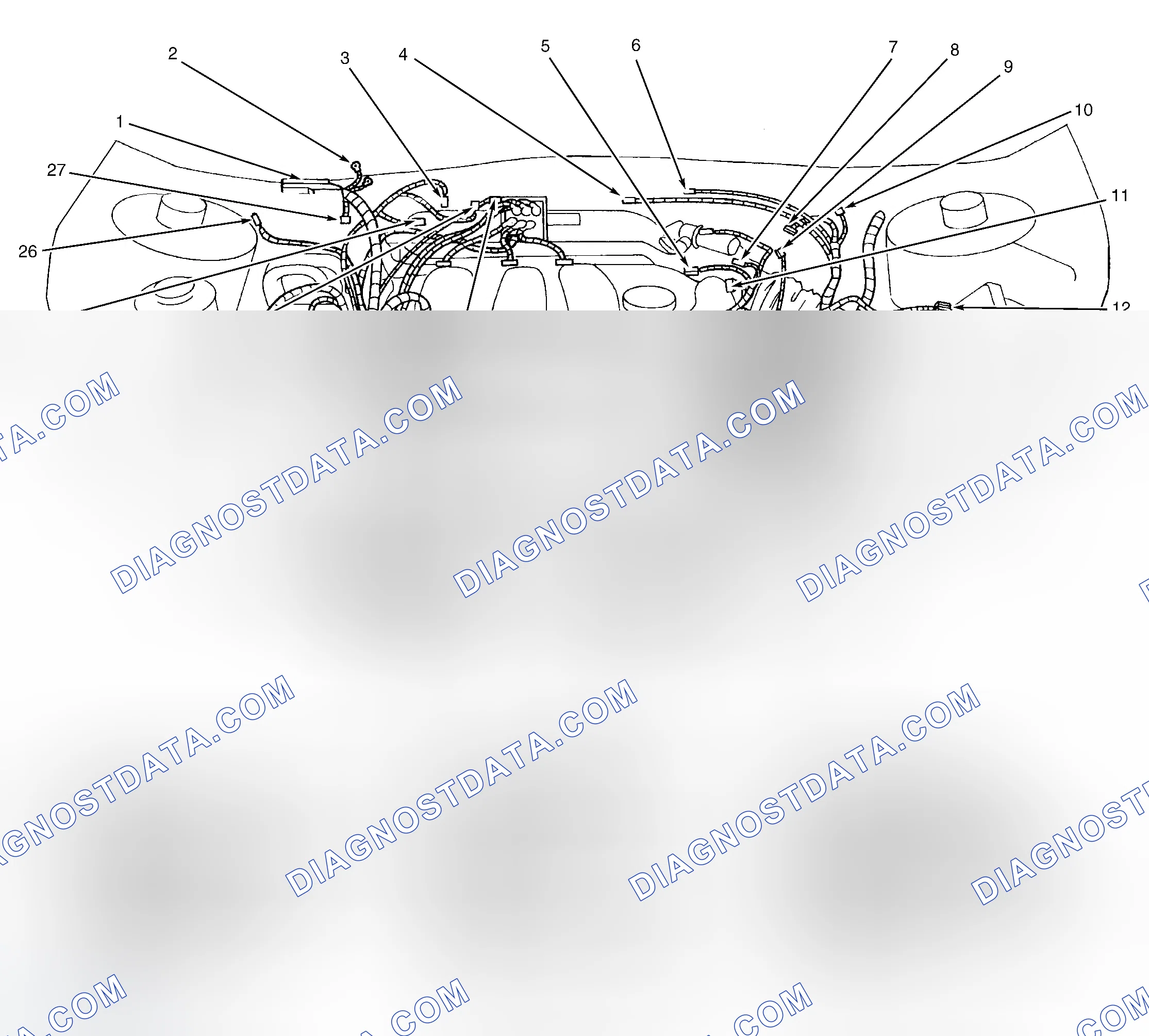 Scheme 4: Engine Compartment (3.0L 4V)