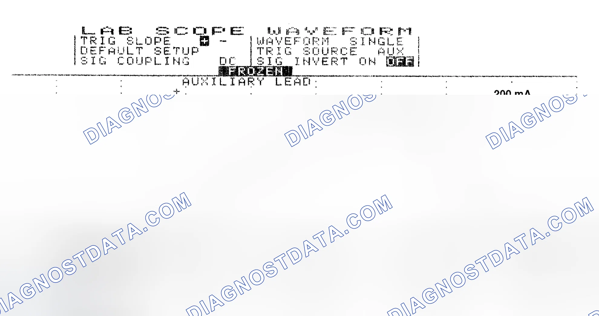 Scheme 13: Single Injector w/Normal Current Flow - Current Pattern