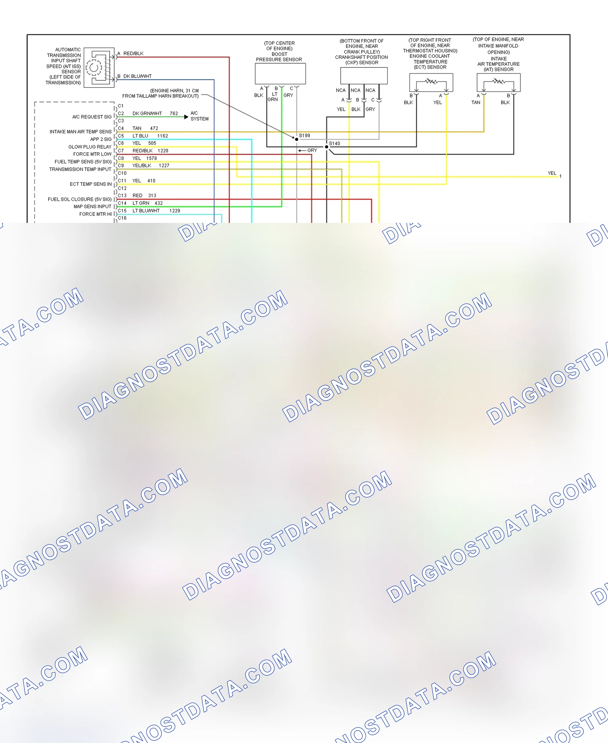 Scheme 93: PCM Wiring Diagram (Pickup - 6.5L - 1 Of 4)