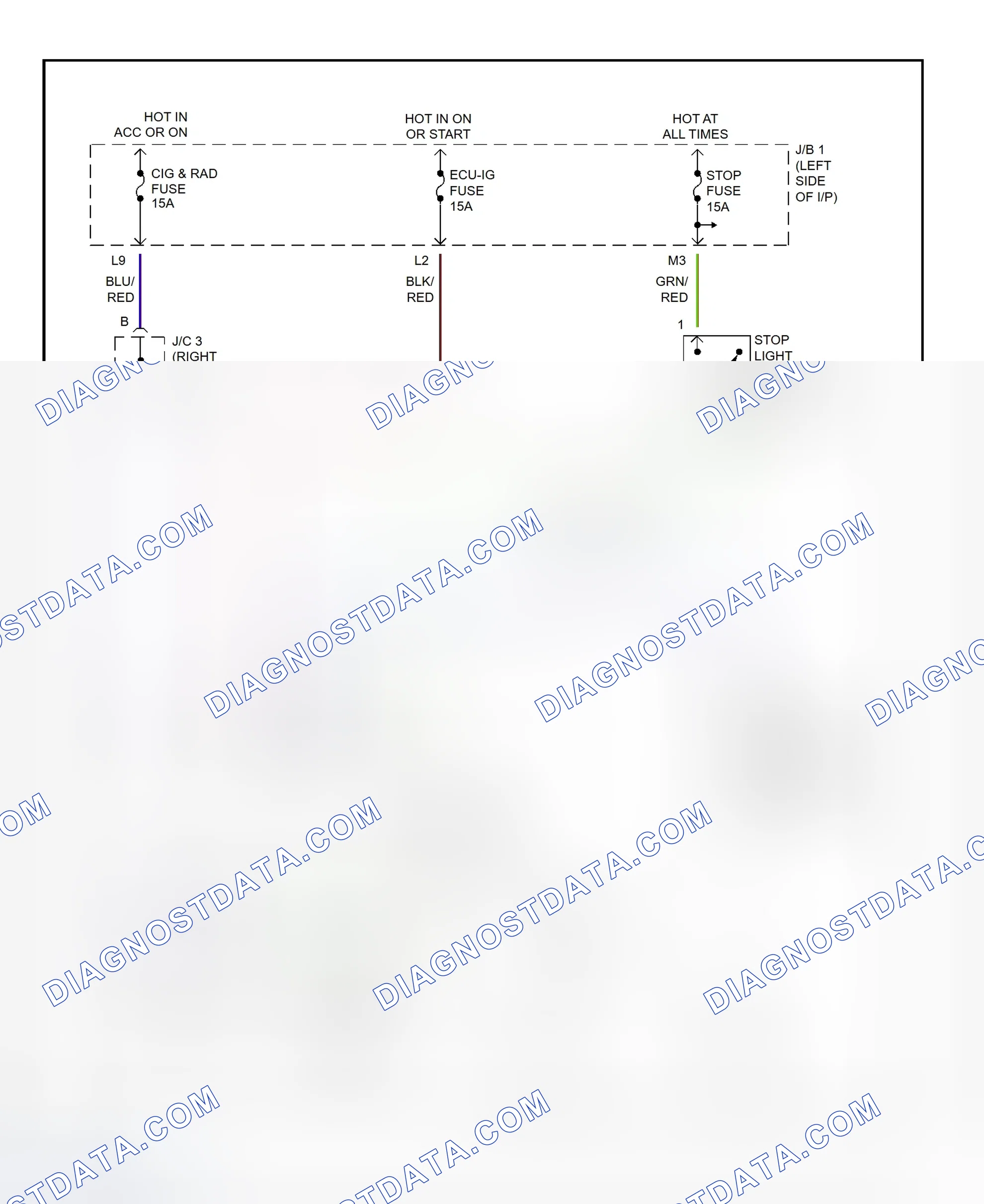 Scheme 11: Shift Interlock System Wiring Diagram (1995-96 Camry)