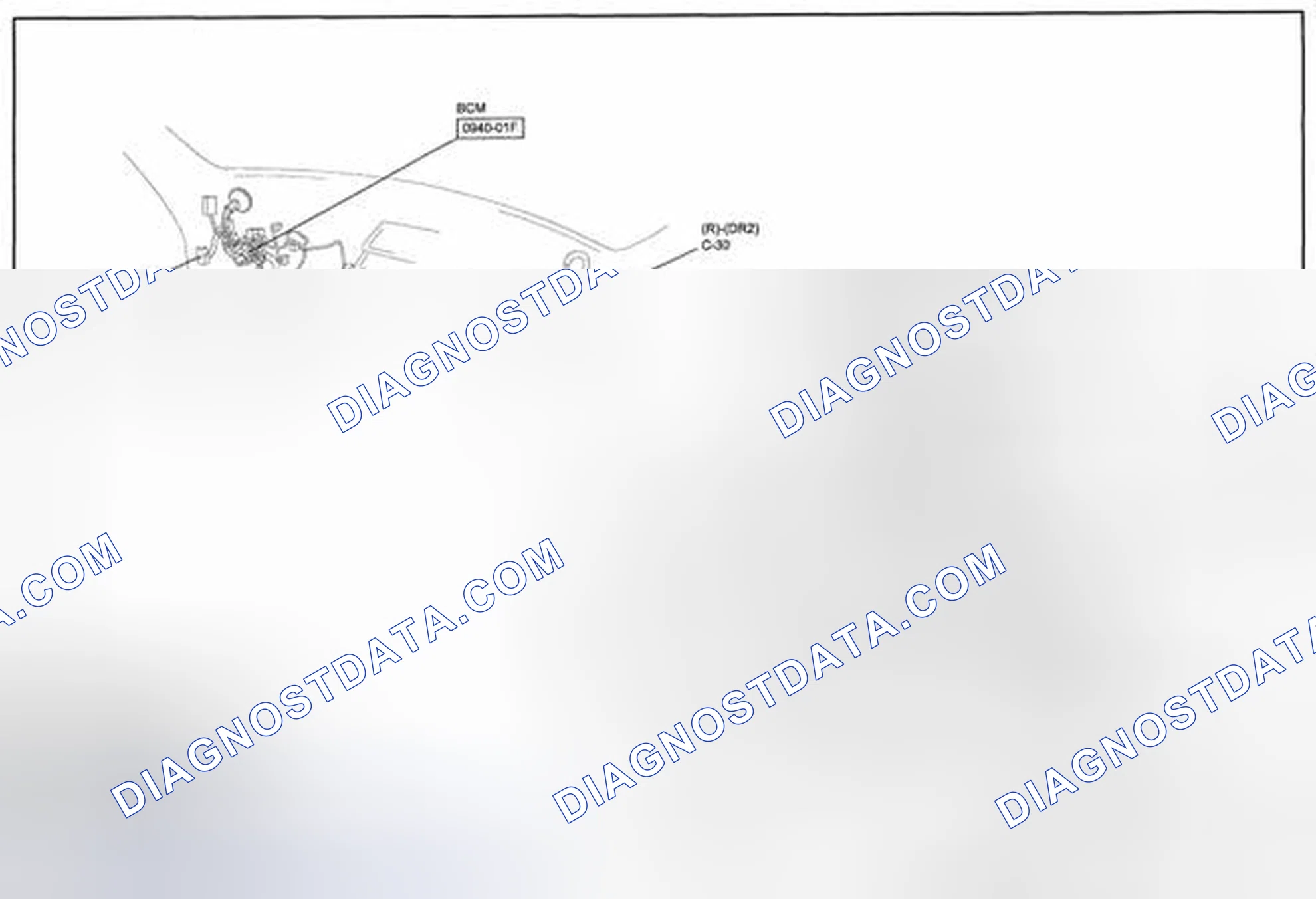 Scheme 253: Door Lock System (Without Advanced Keyless Entry And Push Button Start System, TPMS) Wiring Diagram - 0914-1c (2 Of 2)
