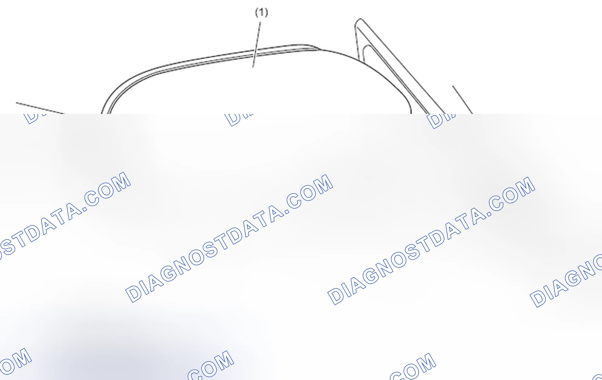 Scheme 4: Identifying Door Mirror Scalp Cap, Groove And Side Turn Signal Light
