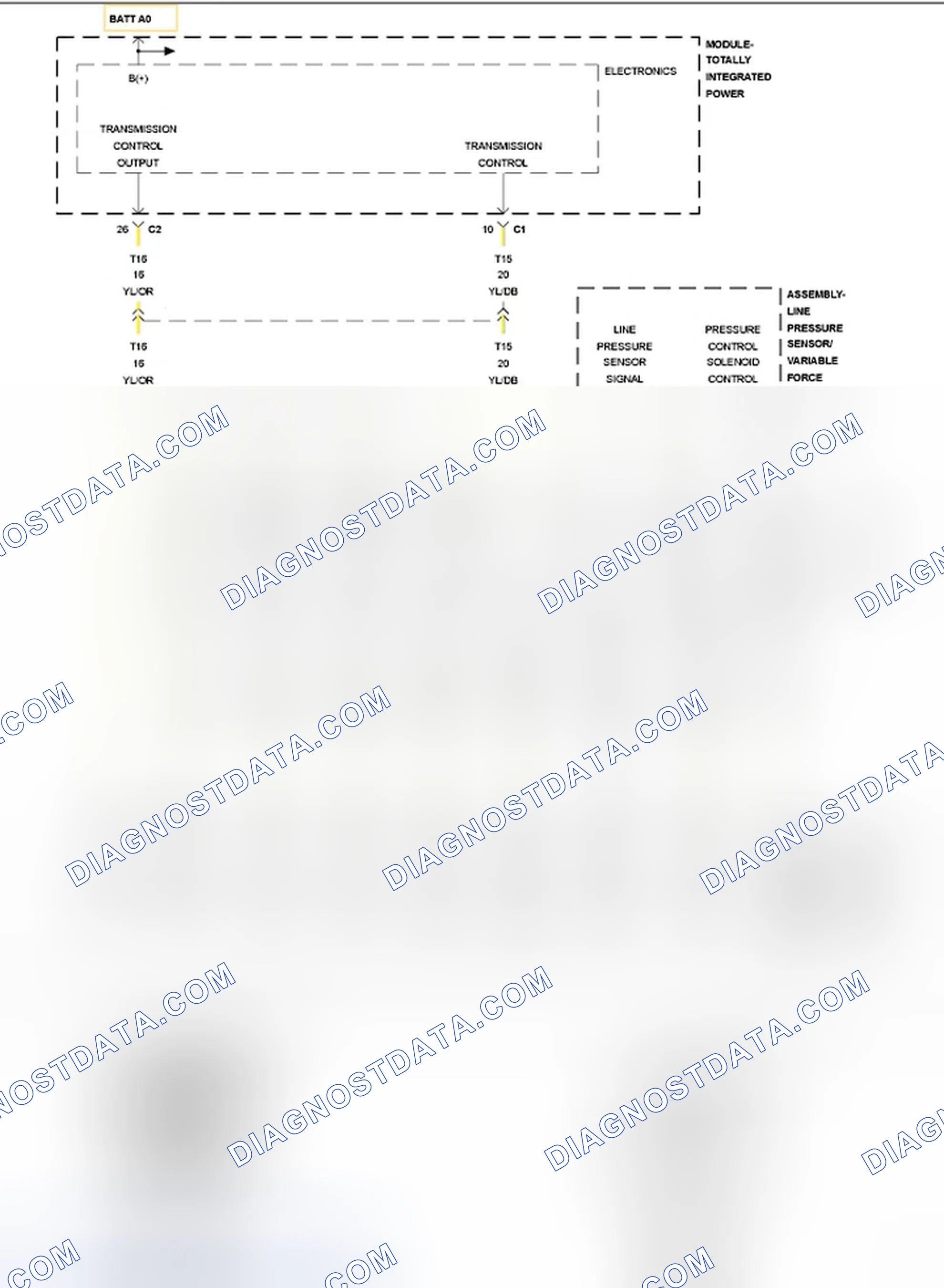 Scheme 785: P0750-LR SOLENOID CIRCUIT