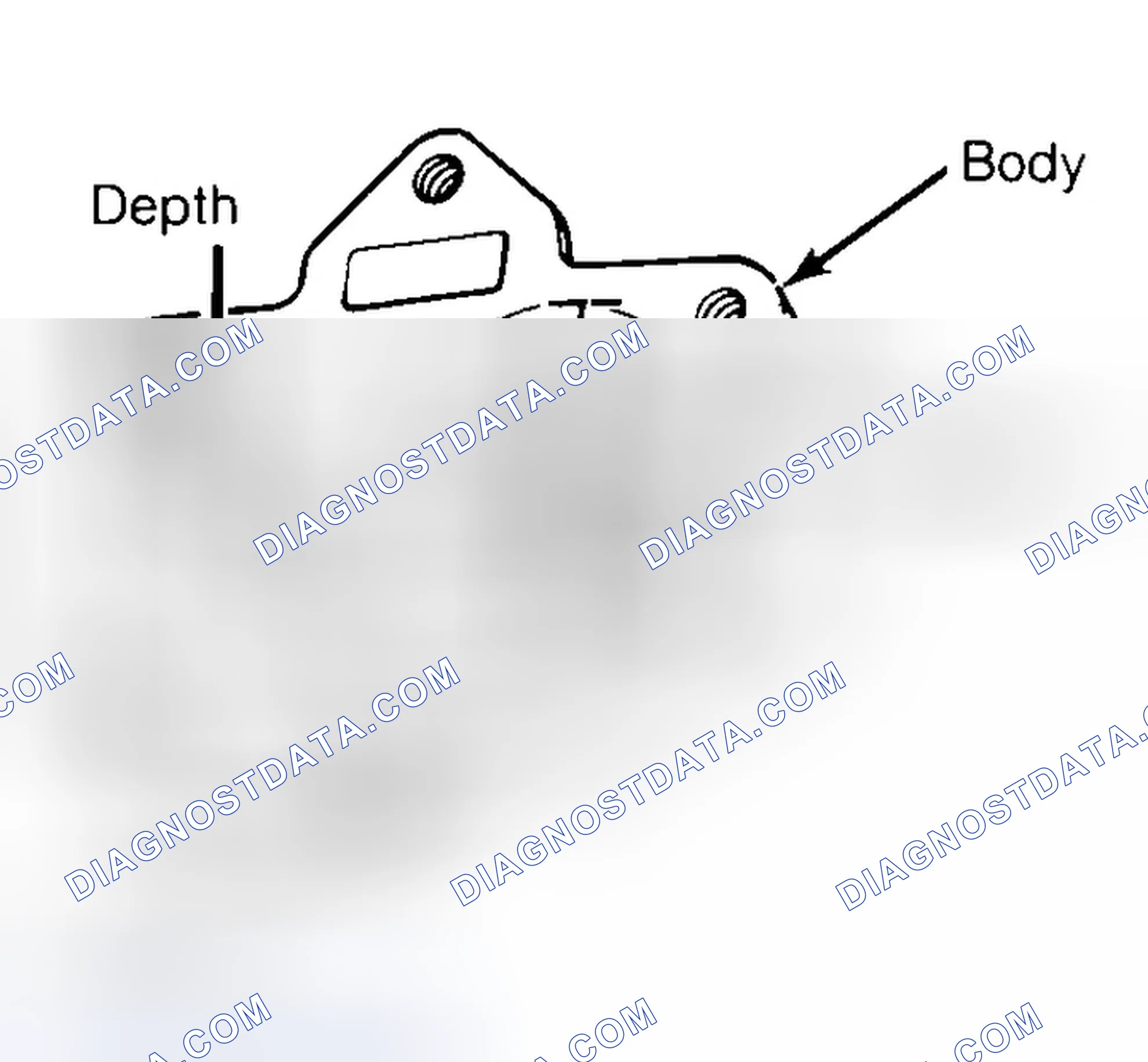 Scheme 35: Measuring Oil Pump Gear Cavity
