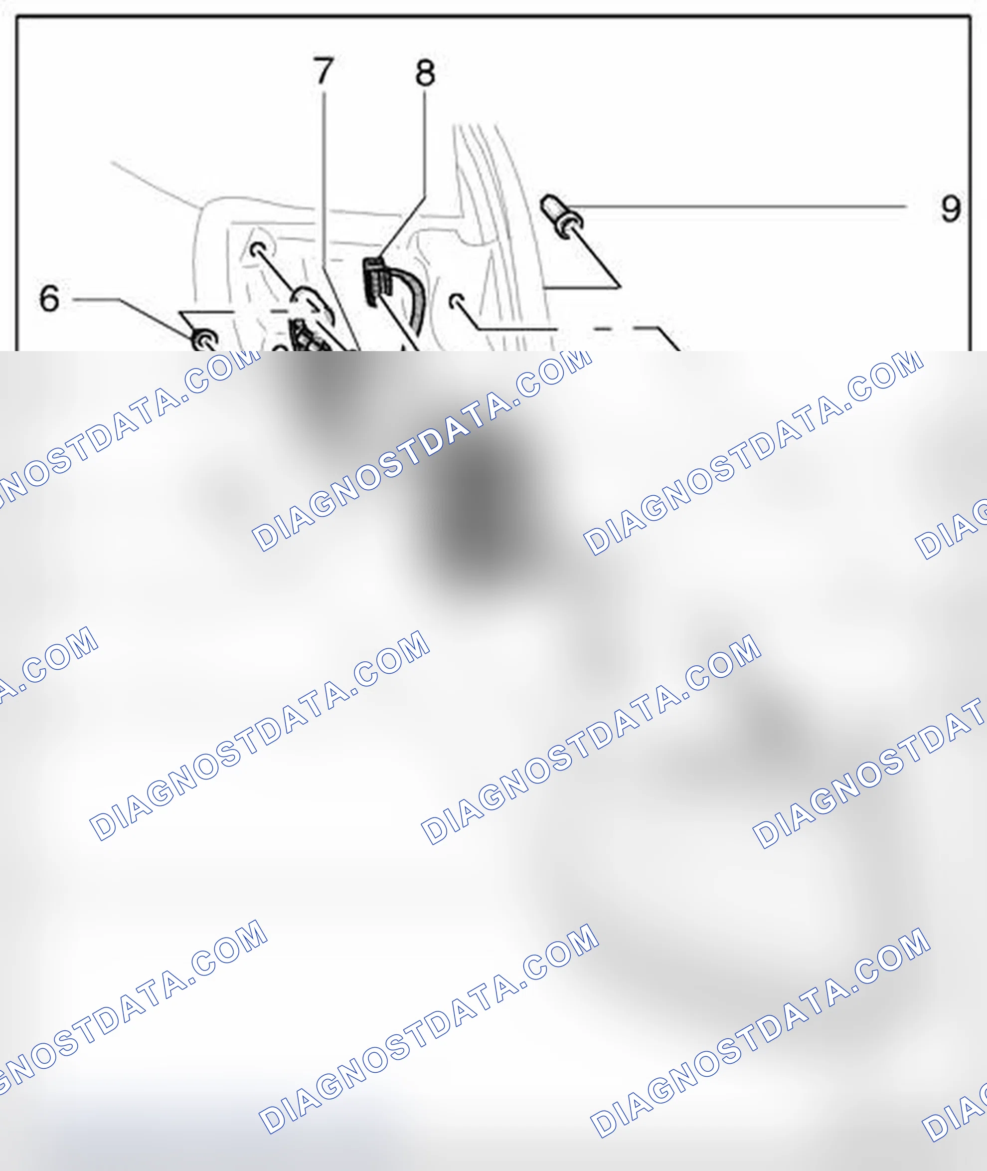 Scheme 212: Rear lights in rear fenders, assembly