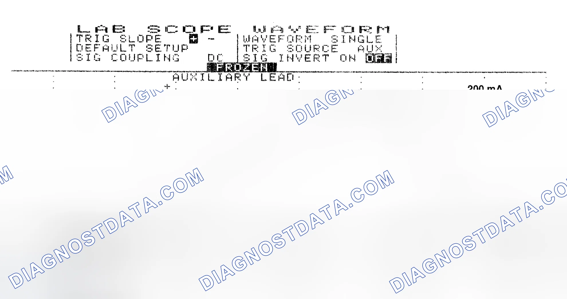 Scheme 13: Single Injector w/Normal Current Flow - Current Pattern