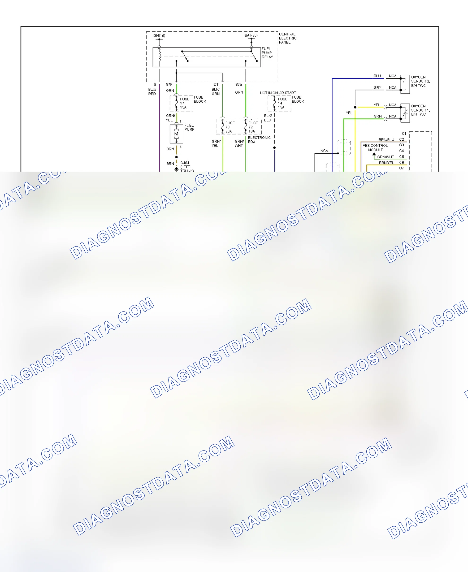 Scheme 2: Wiring Diagram (A6 2.8L - Early Production - 2 Of 2)