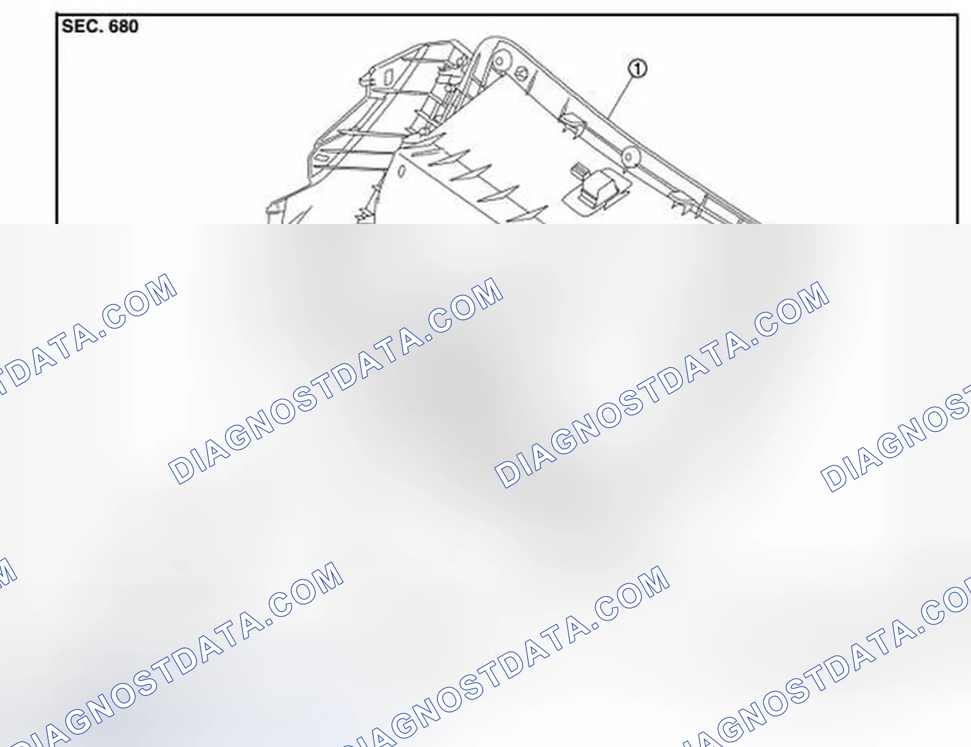 Scheme 57: PASSENGER SIDE: Exploded View