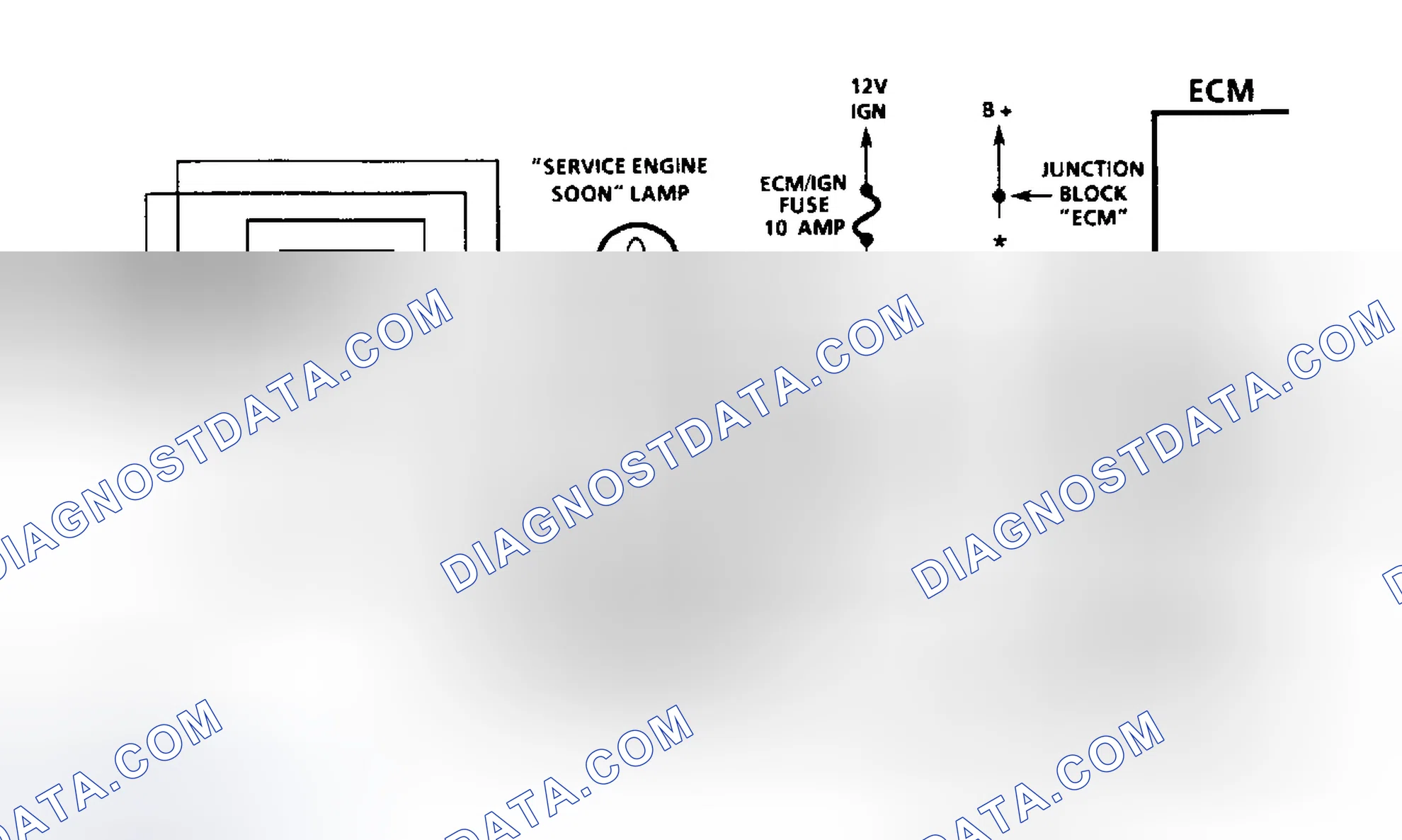 Scheme 5: Diesel Fuel Injection Diagnostic Circuit Schematic (Except Commercial Van & Van)